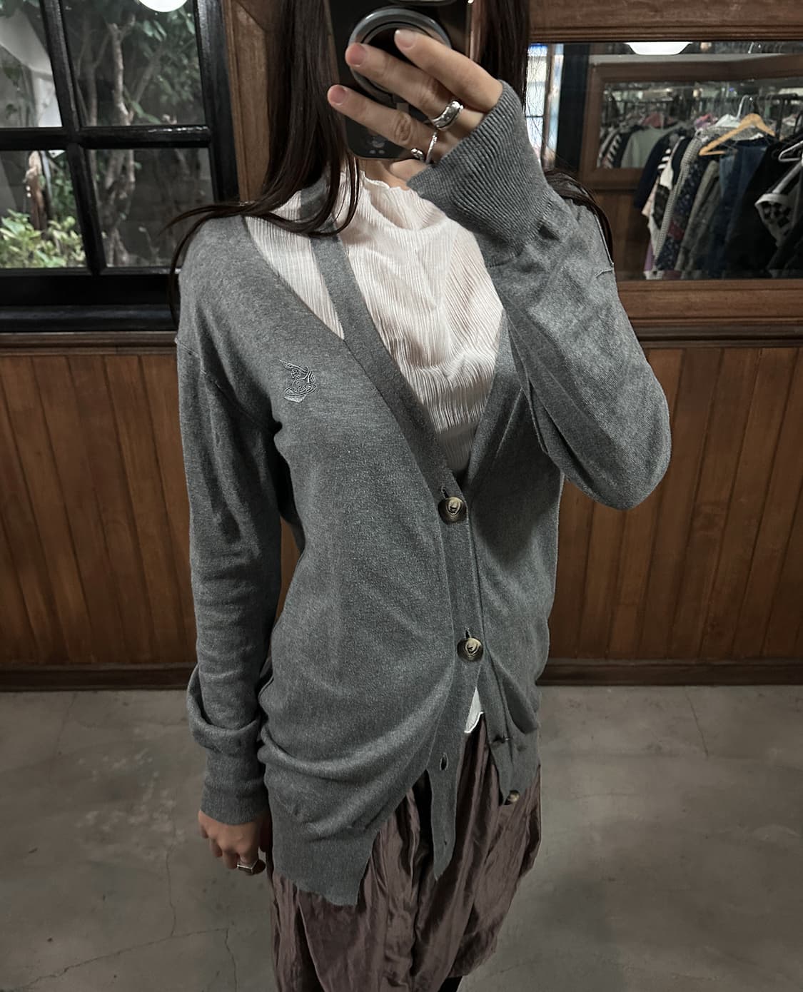 VIVIENNE WESTWOOD cut line cardigan 상품이미지2