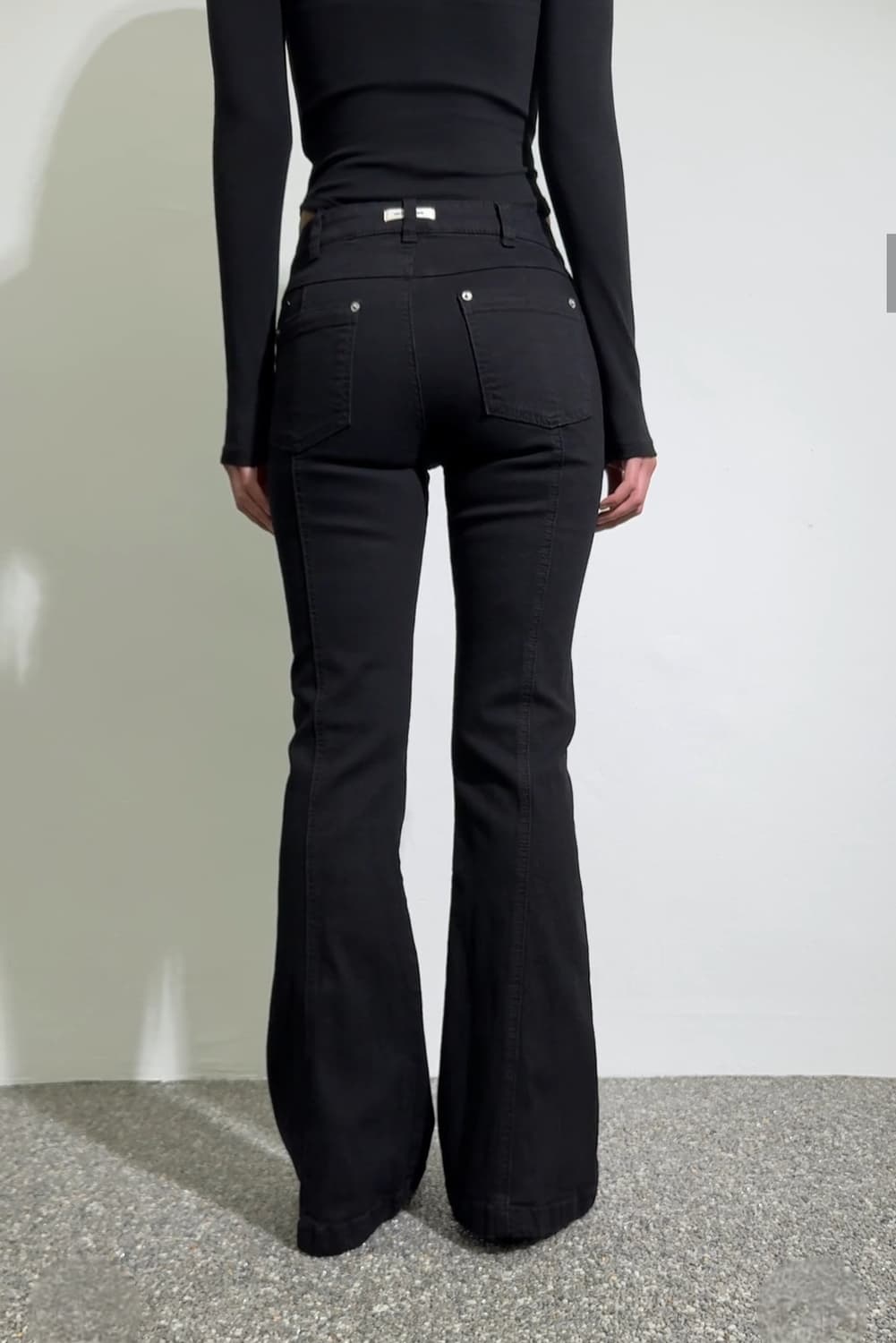 헬레네파리스 데님 팬츠 블랙 상품이미지2