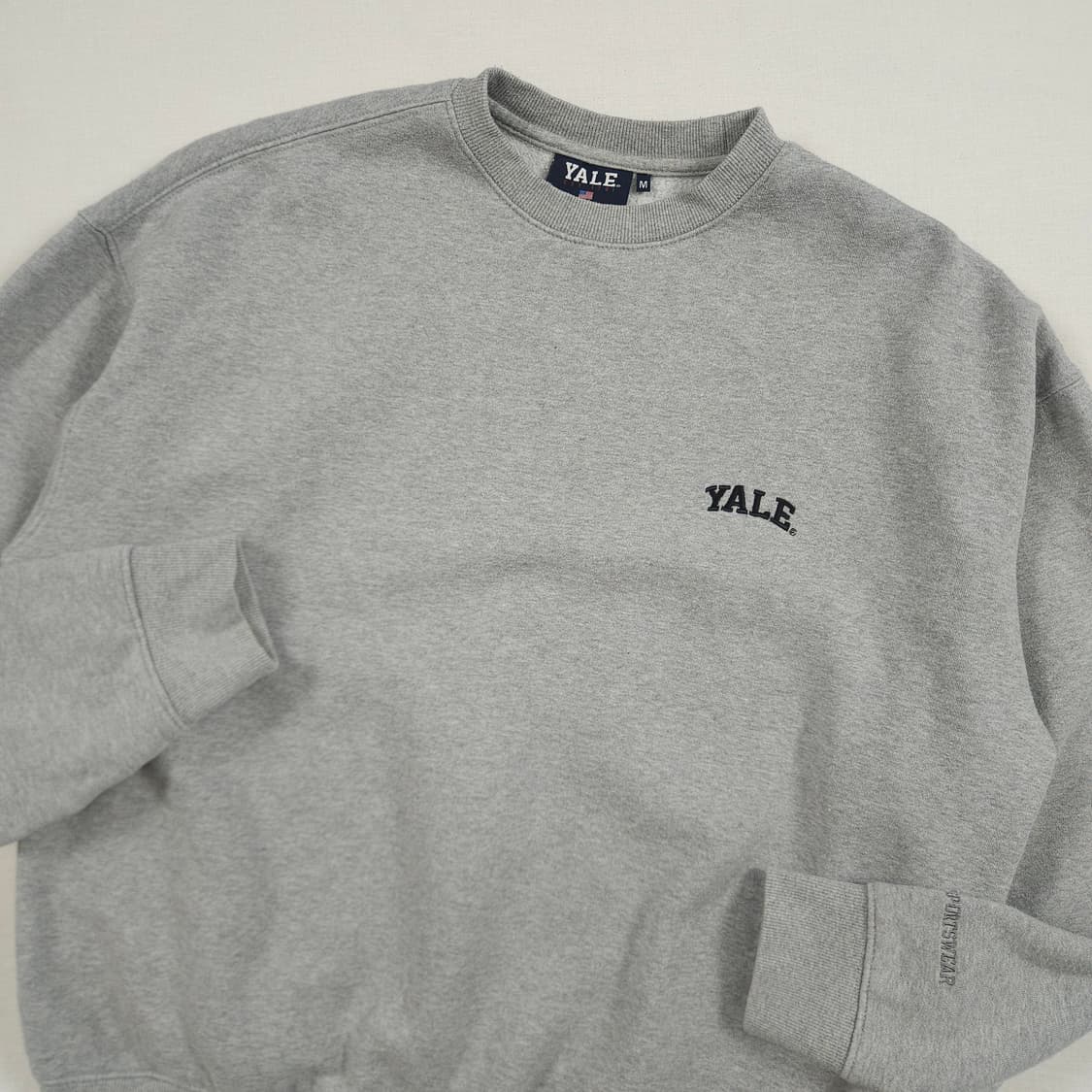 M(95) 예일 YALE 로고 기모 맨투맨 상품이미지2