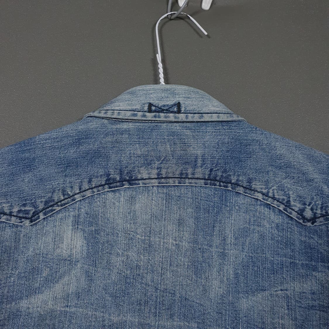 M (95) 디젤 디스트로이드 패치 투포켓 워싱 웨스턴 데님 셔츠 상품이미지10