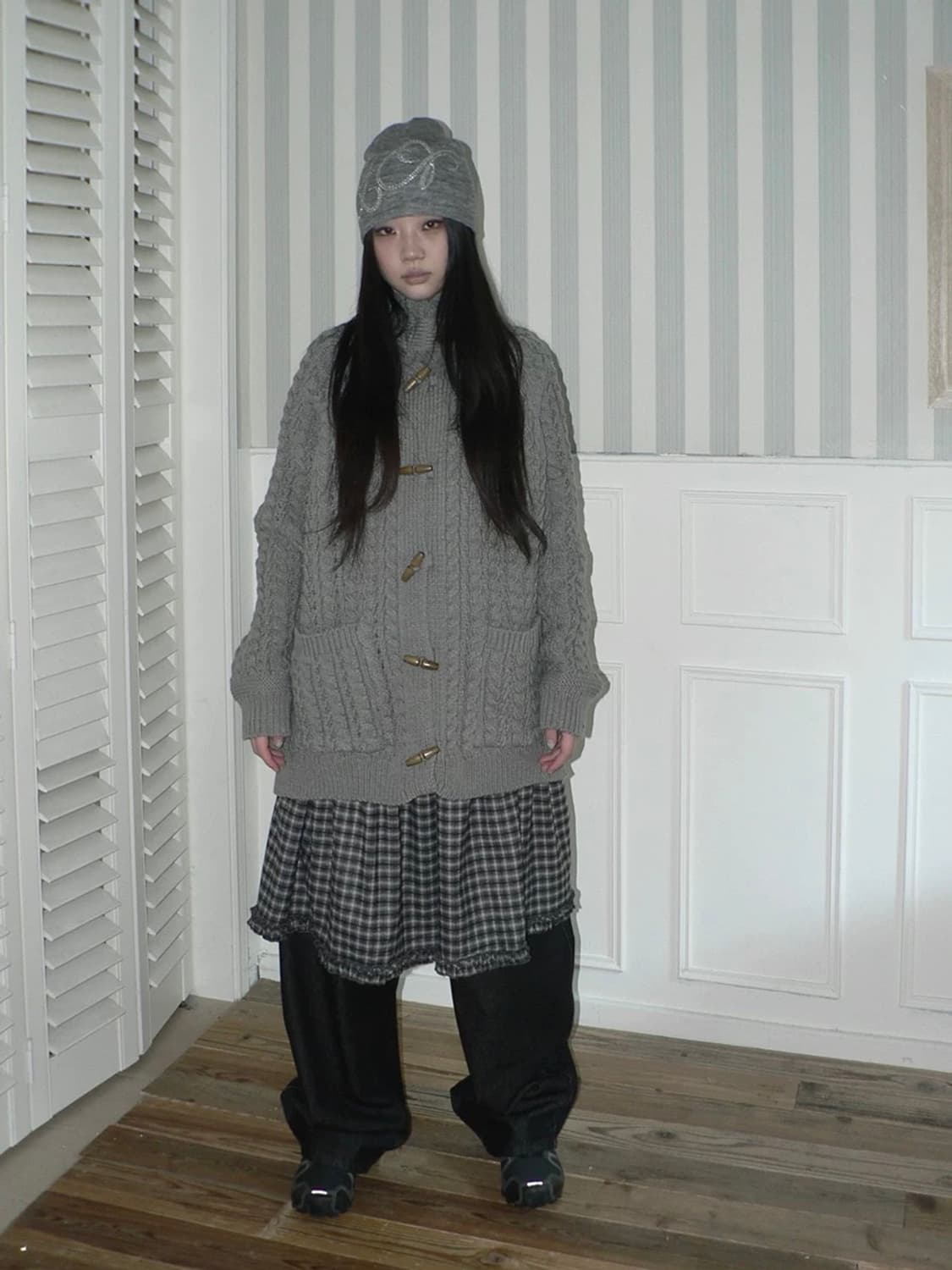 (새상품) morron Ang project 니트가디건 상품이미지4