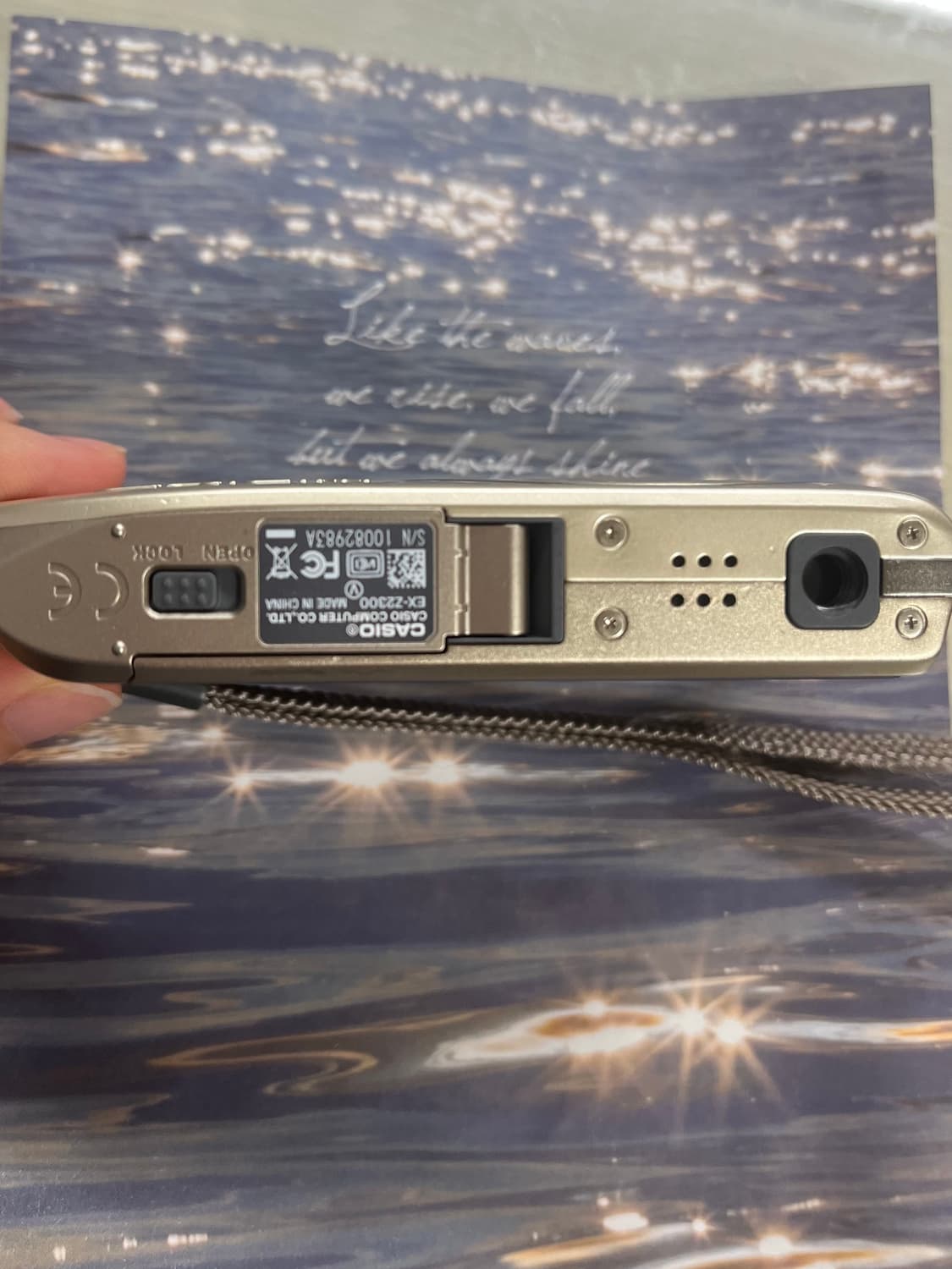 아일릿 모카) 카시오 엑슬림 z2300 디지털카메라 디카 골드 상품이미지2