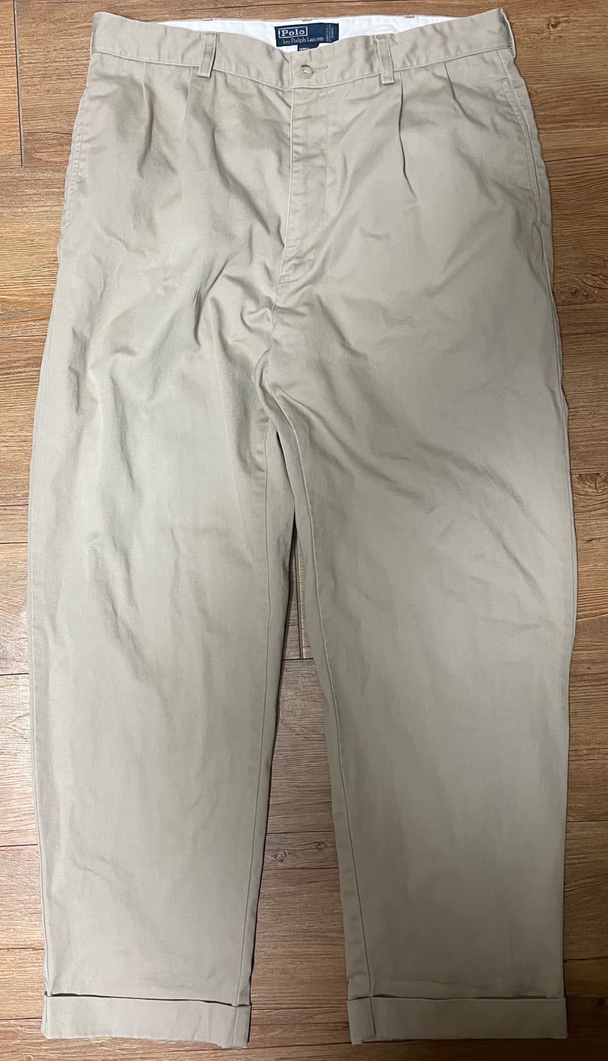 90s 폴로 랄프 로렌 하몬드 팬츠(투턱 치노 팬츠) 상품이미지1