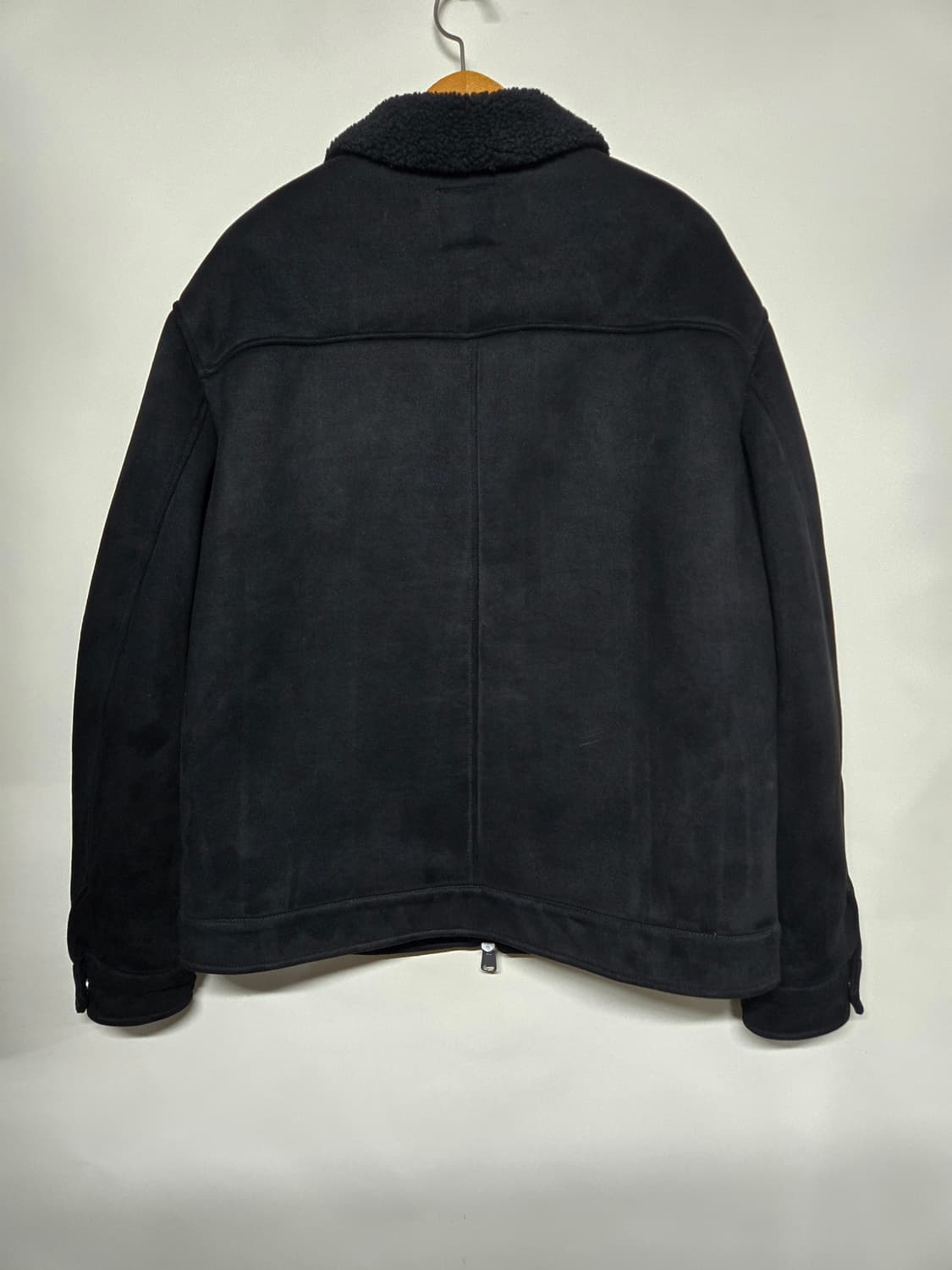 자라 남성 블랙 스웨이드 무스탕 자켓 XL 상품이미지2