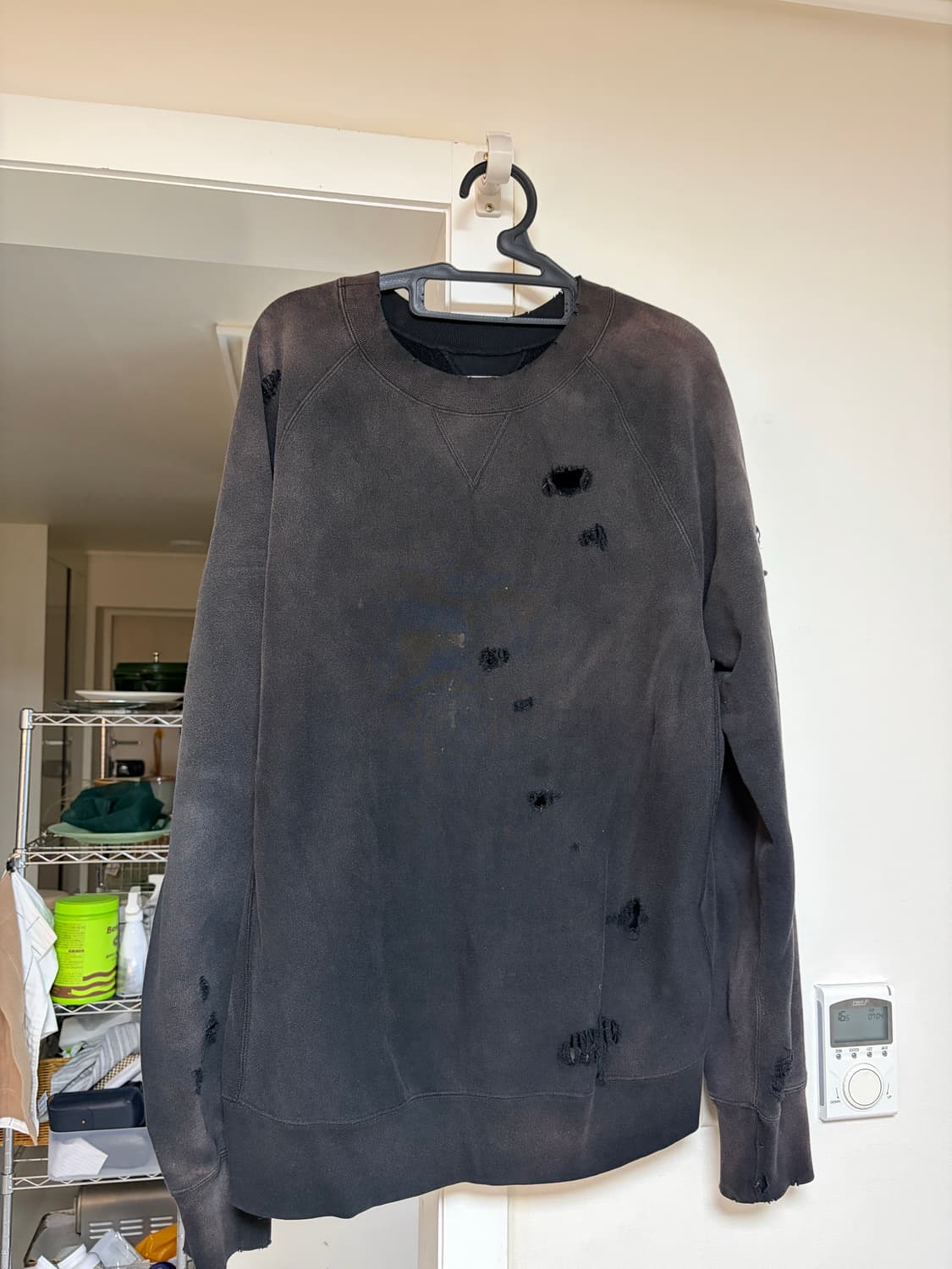 Bed j.w ford 빈티지 가공 스웻셔츠 상품이미지1