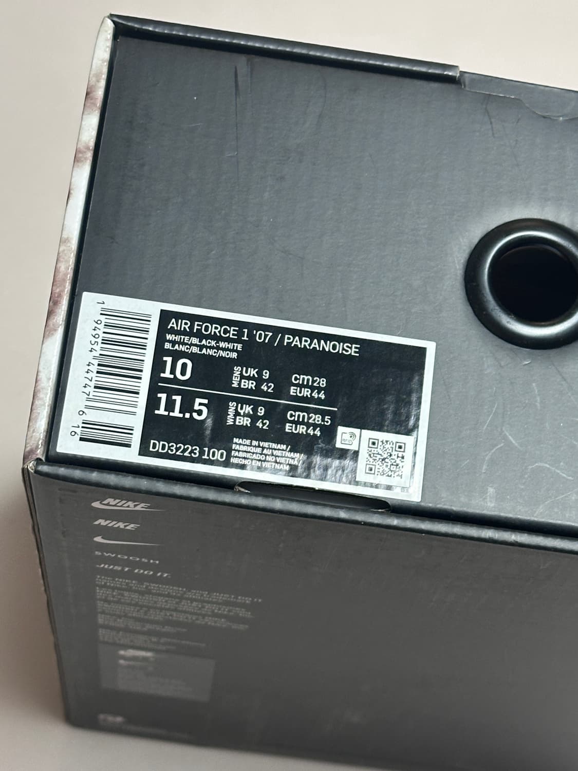 나이키 x 피스마이너스원 에어포스 1 로우 파라노이즈 2.0 상품이미지2