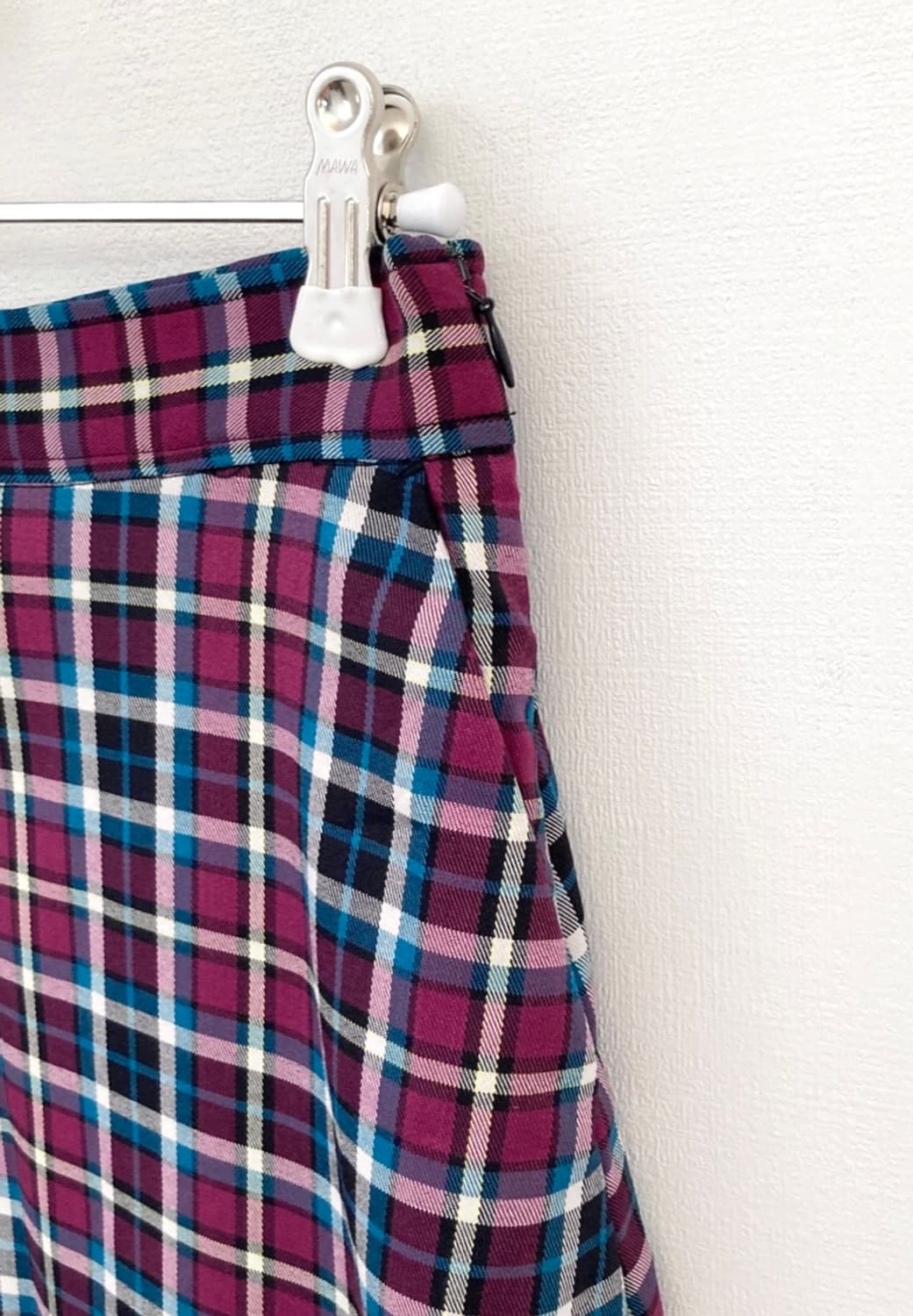 niko and ... 니코앤드 : 체크 롱 스커트 (주머니 있음) 상품이미지5