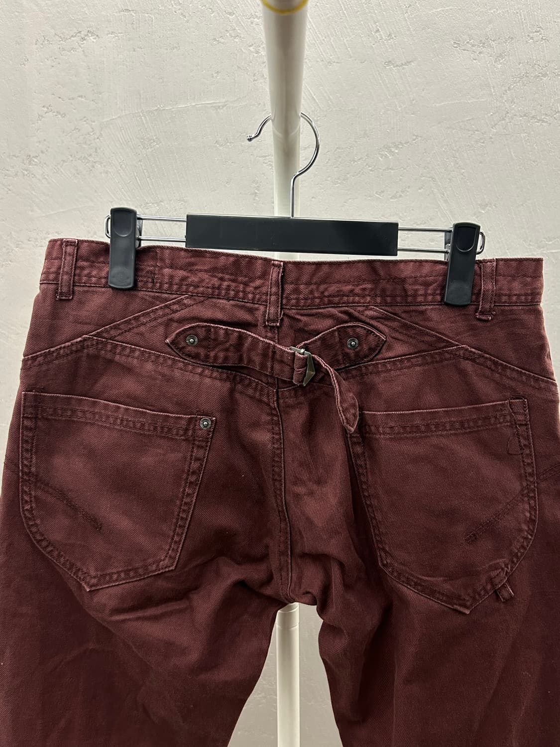 Semantic Design(세만틱 디자인) 버건디 팬츠 상품이미지8