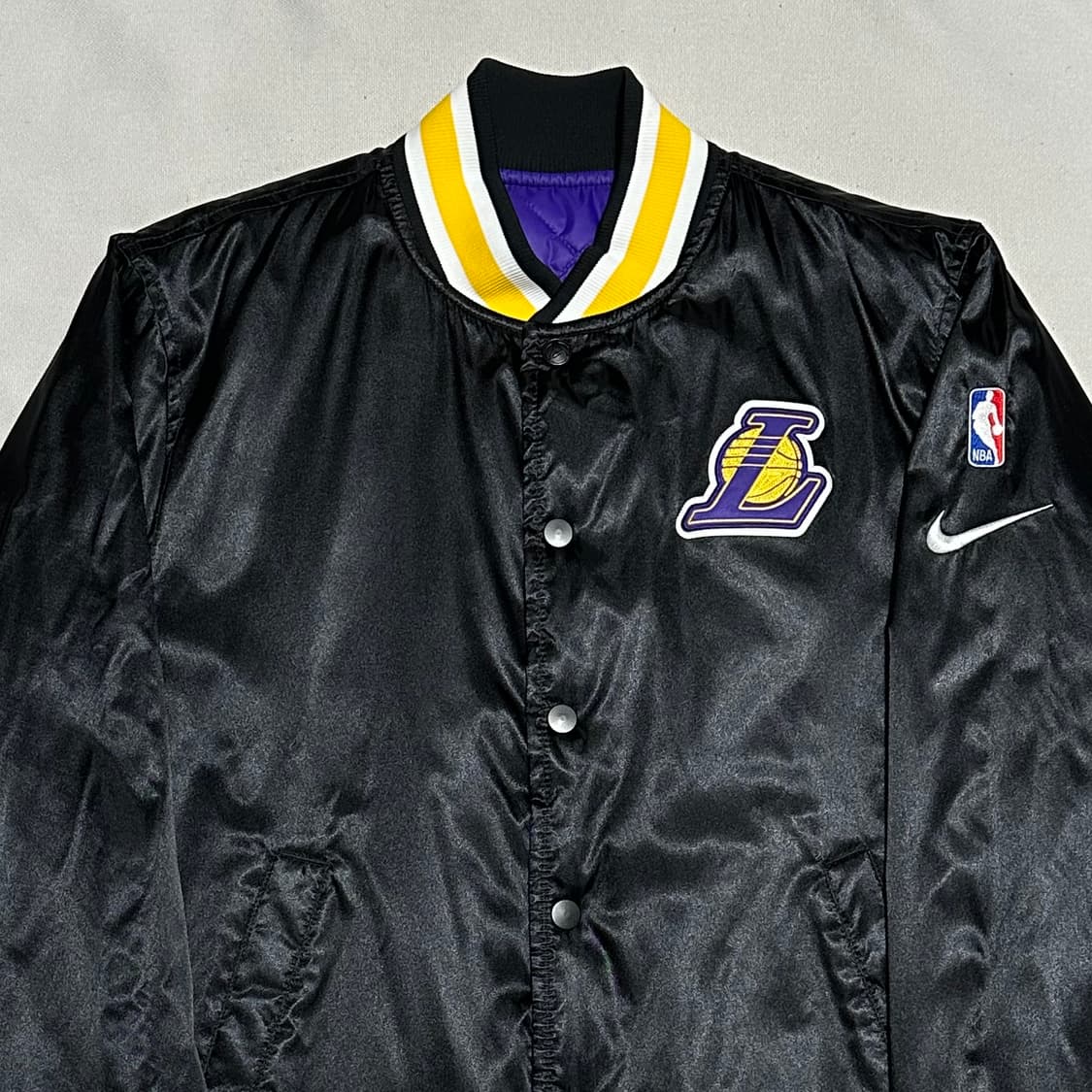 L 나이키 NBA 레이커스 리버시블 바시티 자켓 상품이미지1