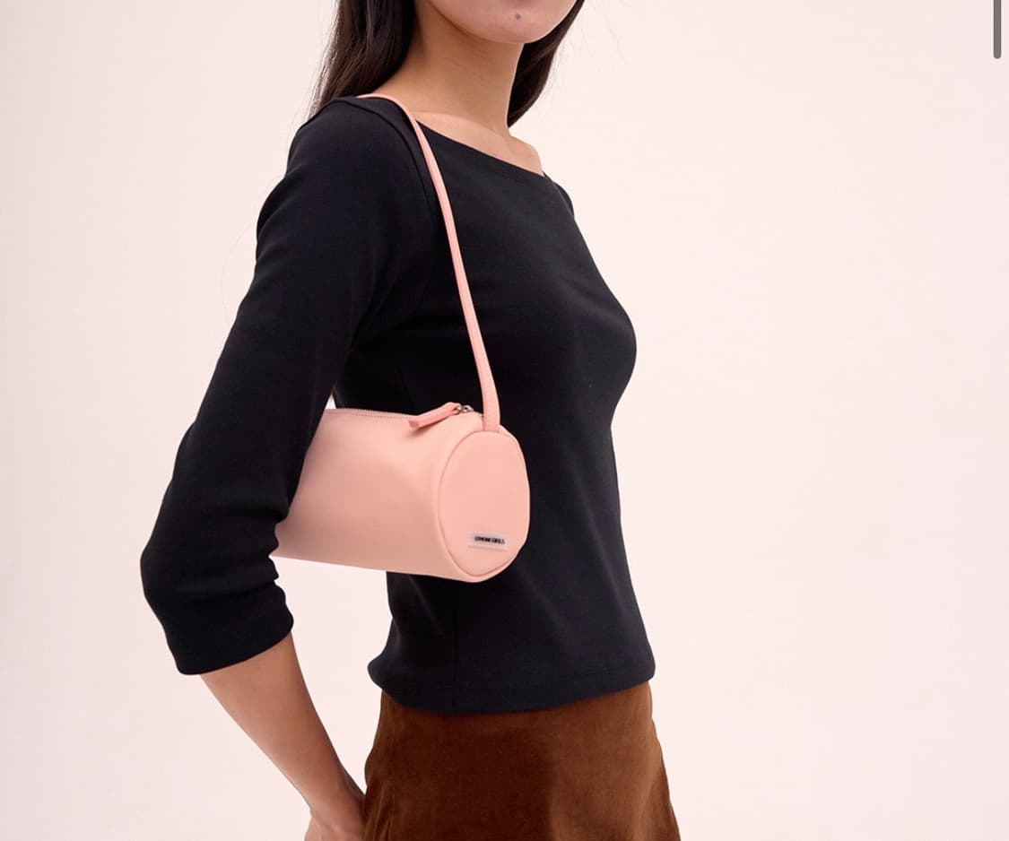 리모네 Lemone 튜브백 Tube bag Nylon pink 상품이미지2