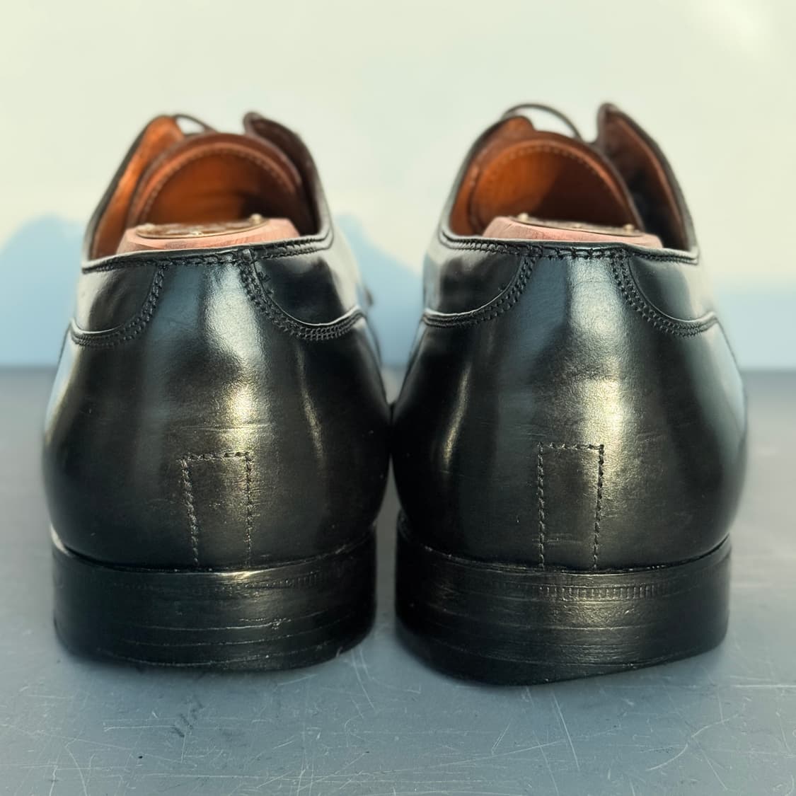 [10.5C] 알든 2161 블랙 코도반 스트레이트 팁 더비 상품이미지6