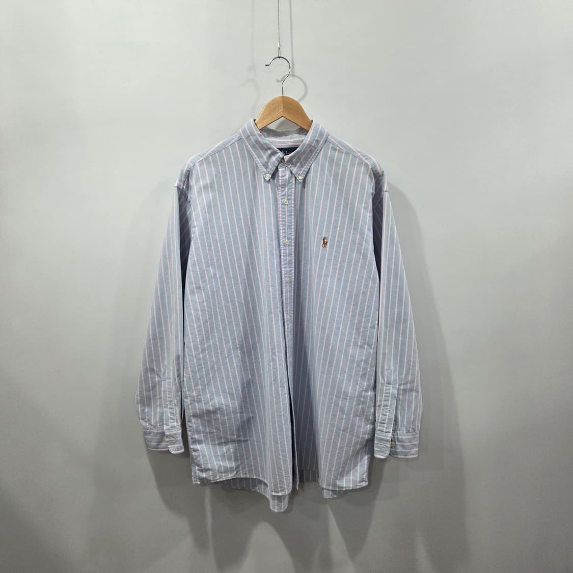 폴로랄프로렌 버튼다운 스트라이프 옥스포드 셔츠 XL 상품이미지1