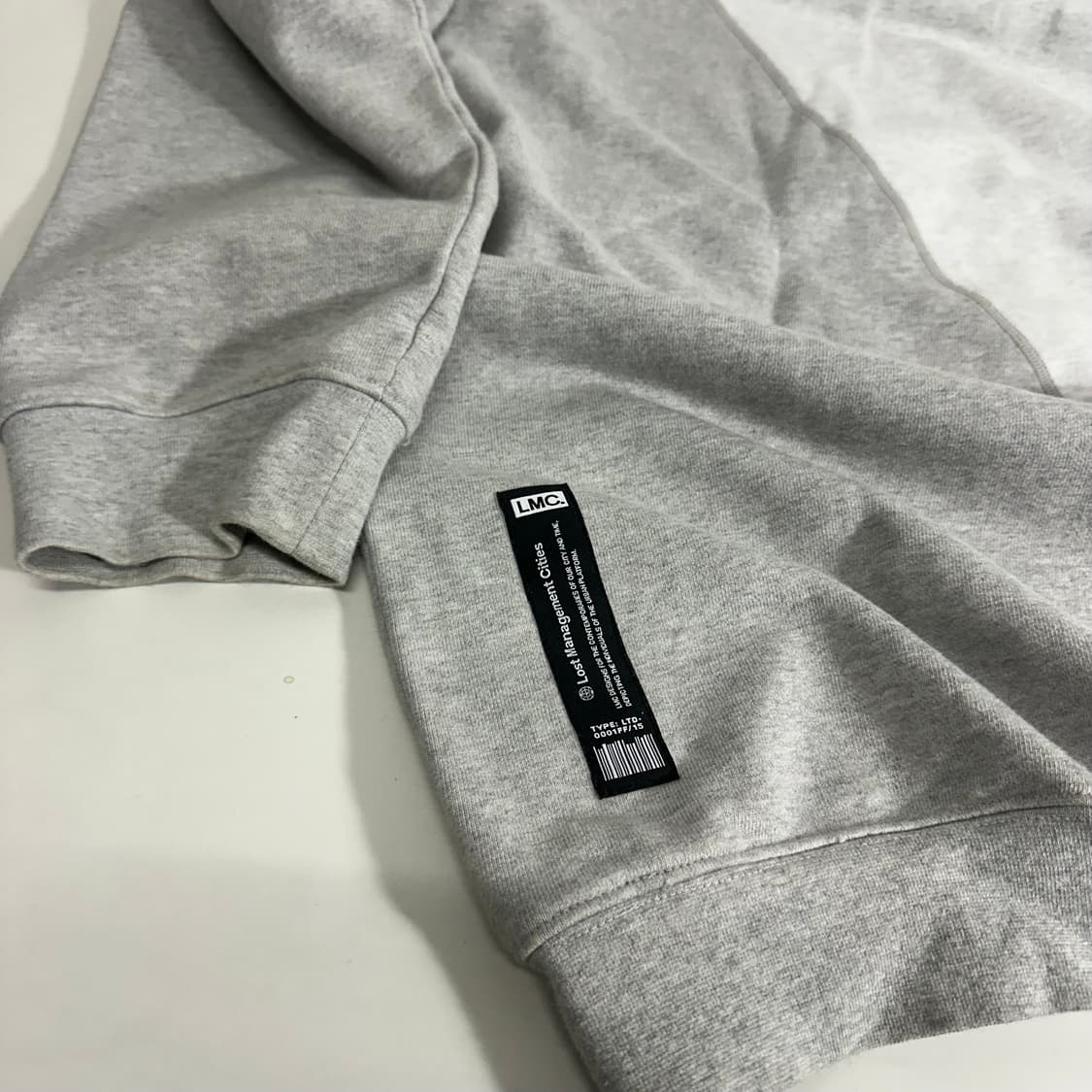 M-L 엘앰씨 LMC 멜란지그레이 오버핏 스웻셔츠 맨투맨 상품이미지6