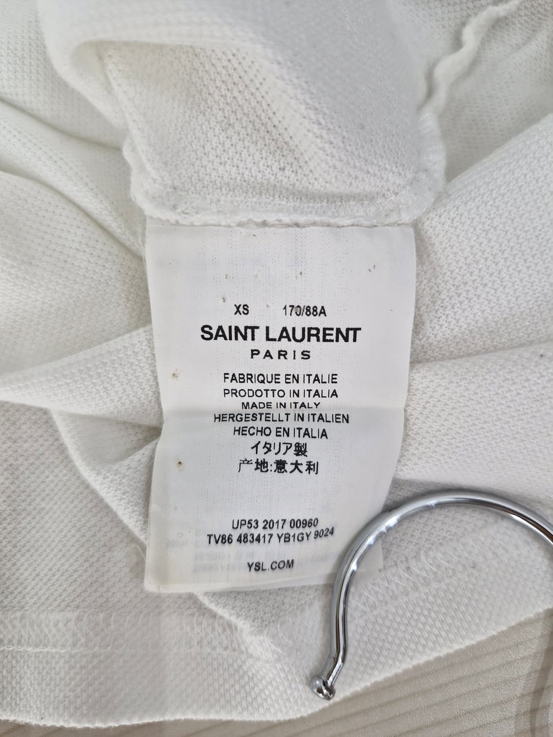 SAINT LAURENT 생로랑 19ss 로고 폴로 티셔츠 상품이미지5