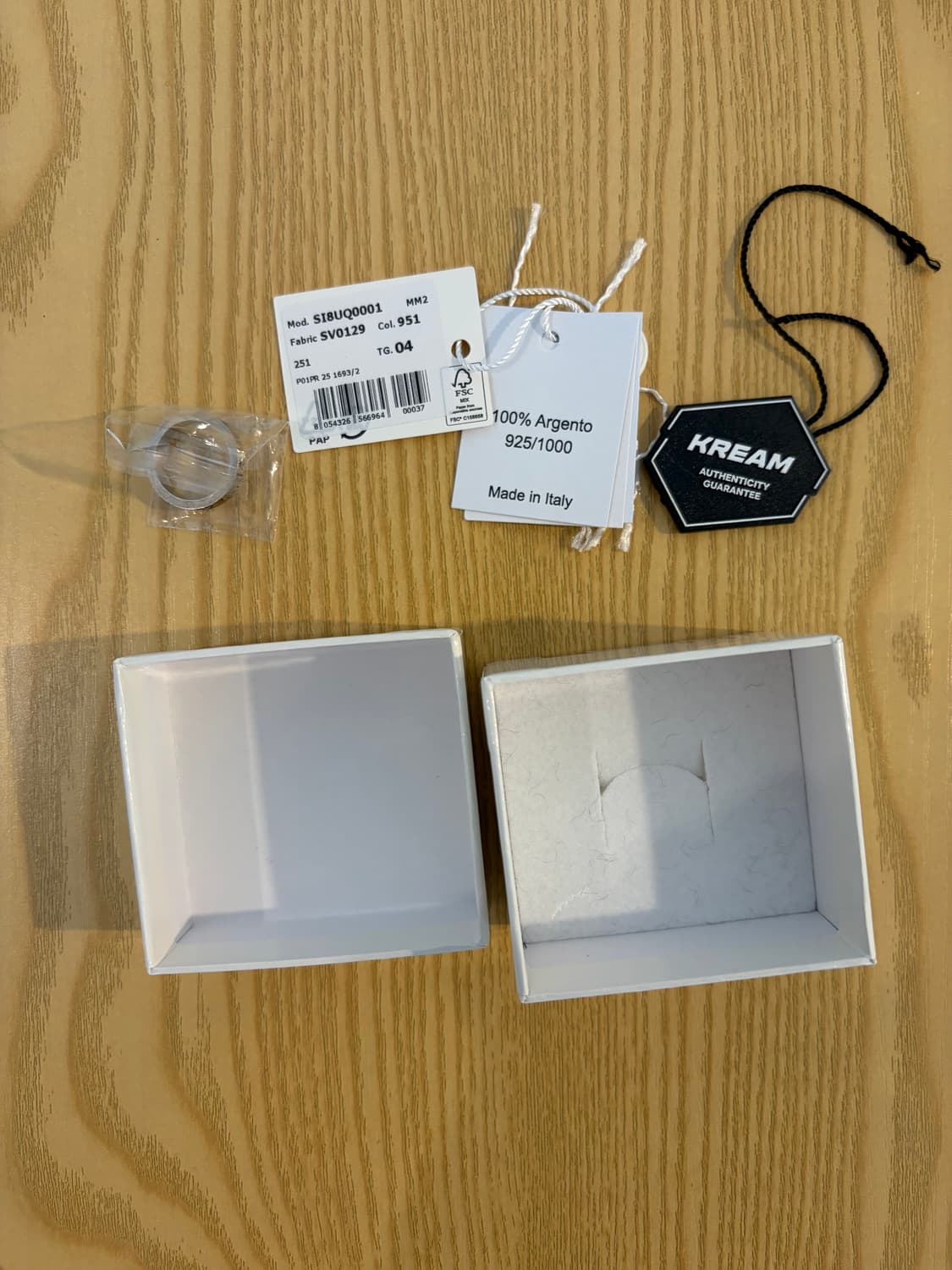 메종 마르지엘라 뉴메리컬 실버 링 4 사이즈 상품이미지2