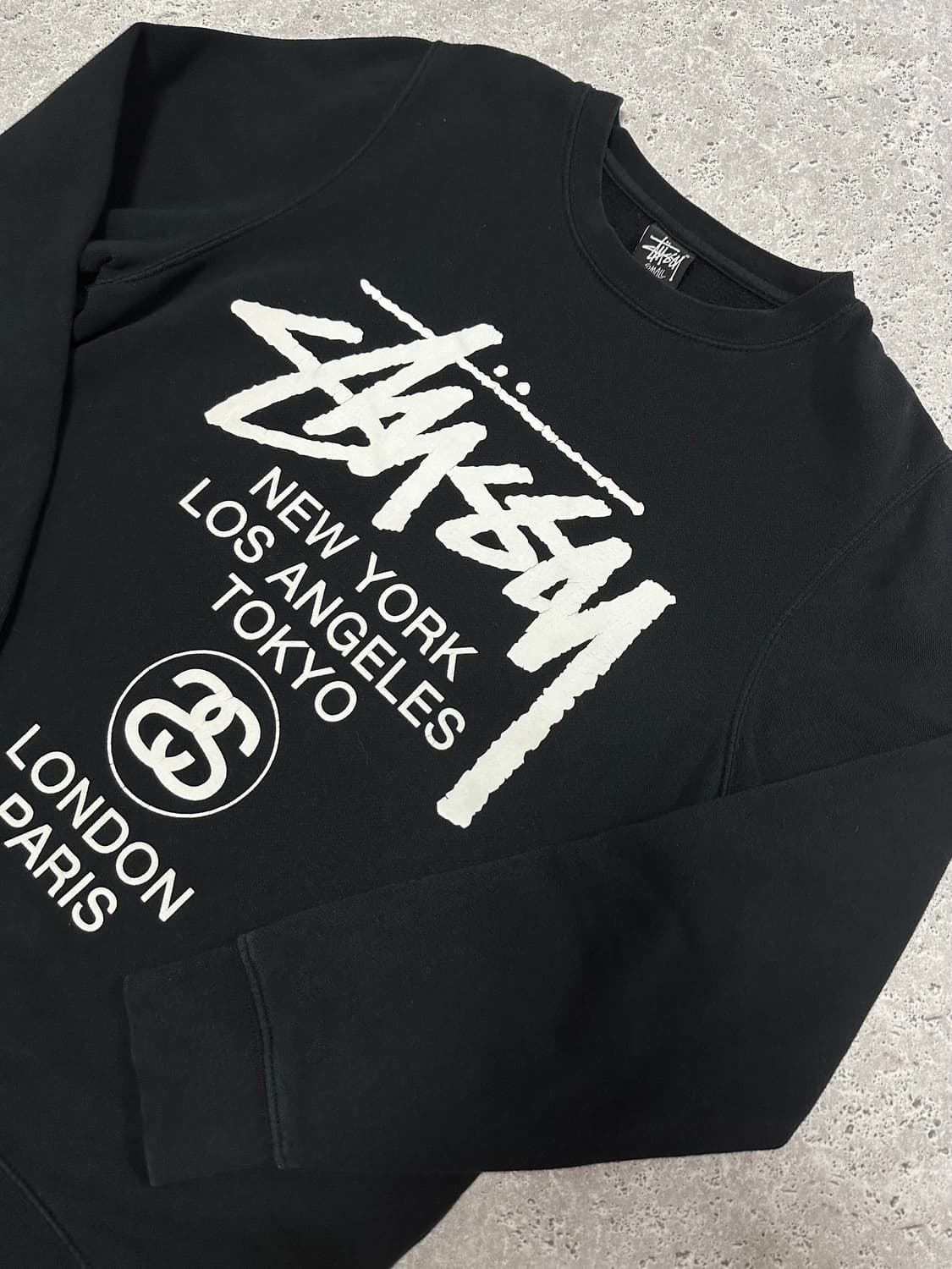 USA STUSSY 월드투어 맨투맨 /y15 상품이미지1