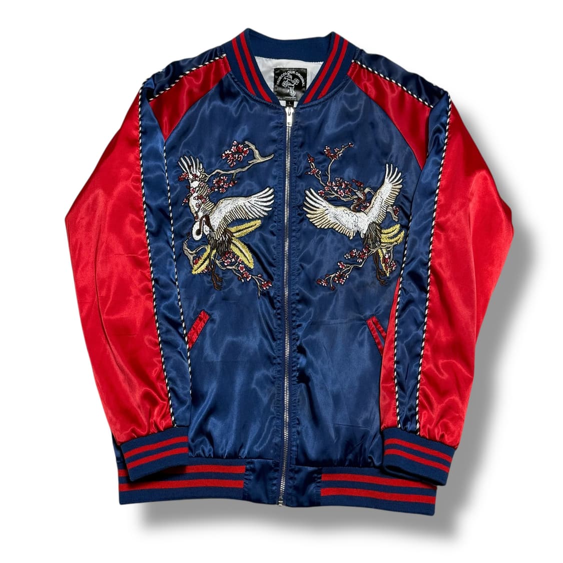 TRUECOLOUR ORIGINAL 학 매화 자수 스카잔 점퍼 상품이미지1