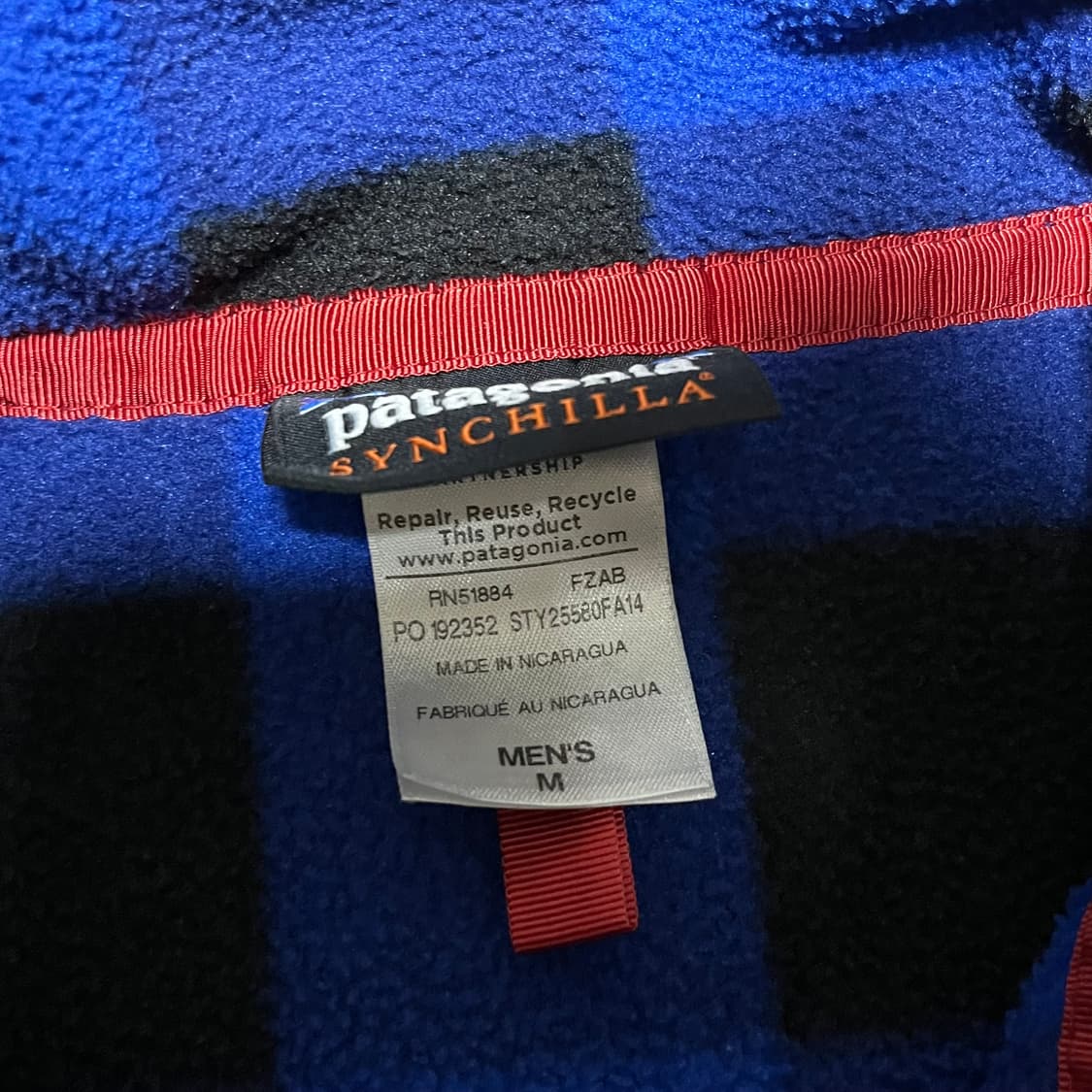 파타고니아 신칠라 버팔로 체크 블루 상품이미지4