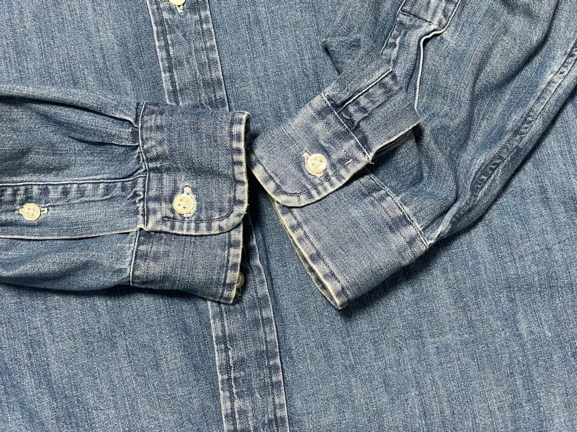 폴로 랄프로렌 데님 셔츠 L사이즈 판매합니다. 상품이미지3