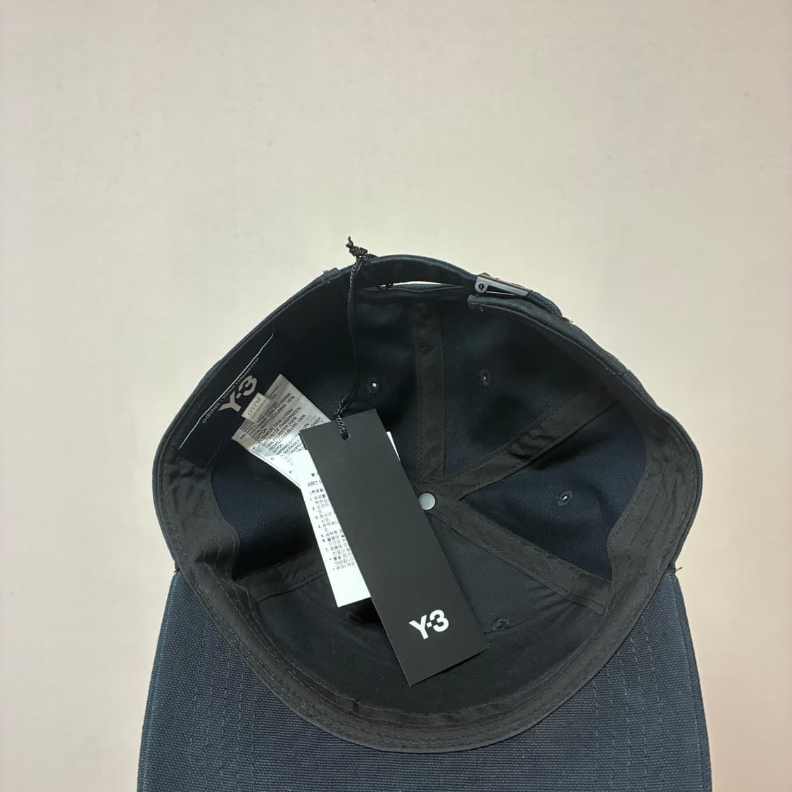 [free]Y-3 볼캡 블랙 상품이미지2