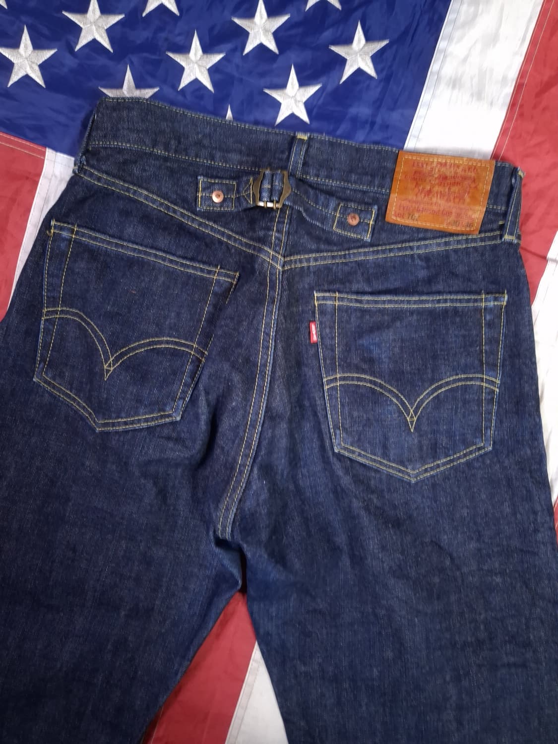 오리지날 90's 일본판 리바이스 702 신치백 셀비지 데님진 상품이미지1