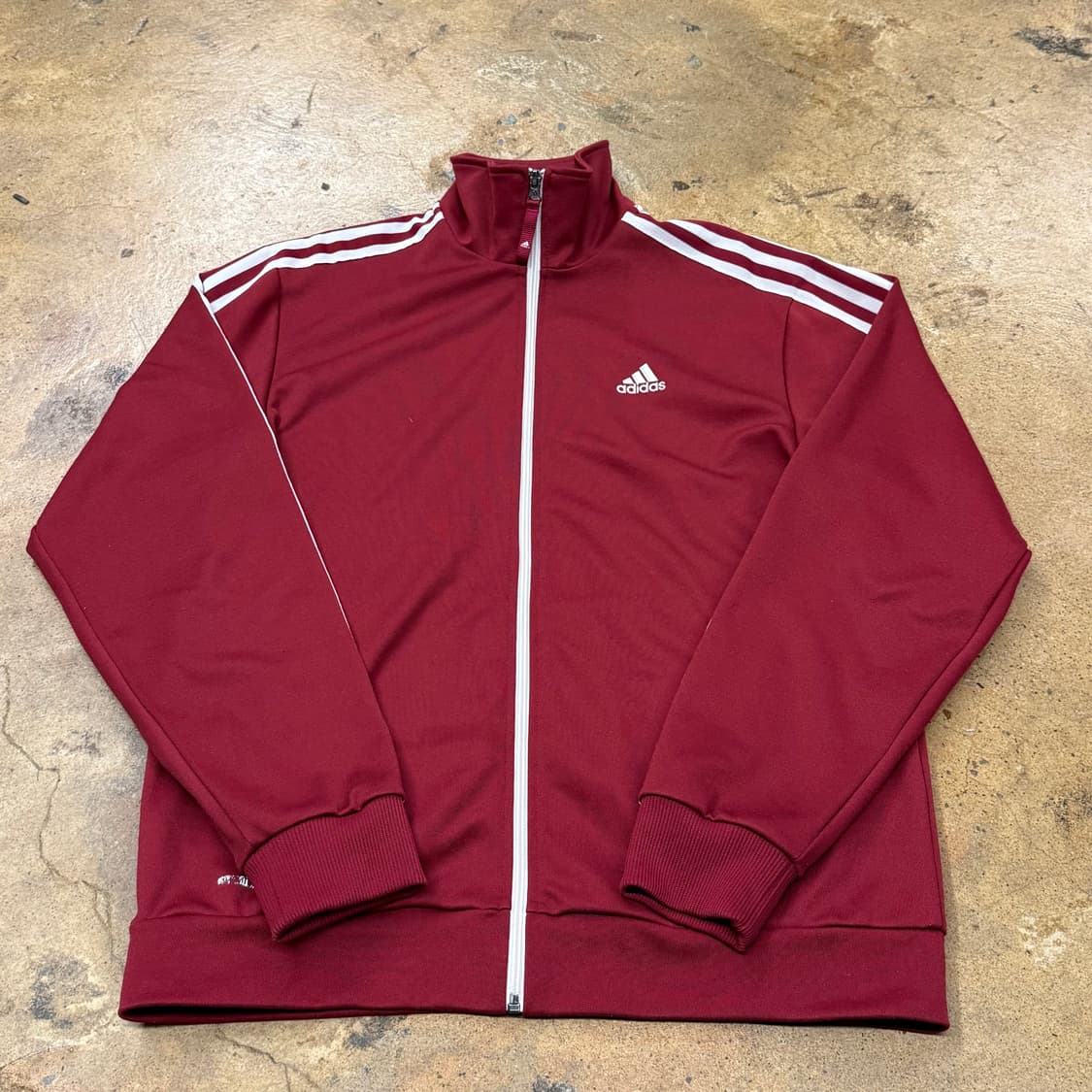 [정품/105] 아디다스 삼선 트랙탑 버건디 져지 b14 상품이미지2