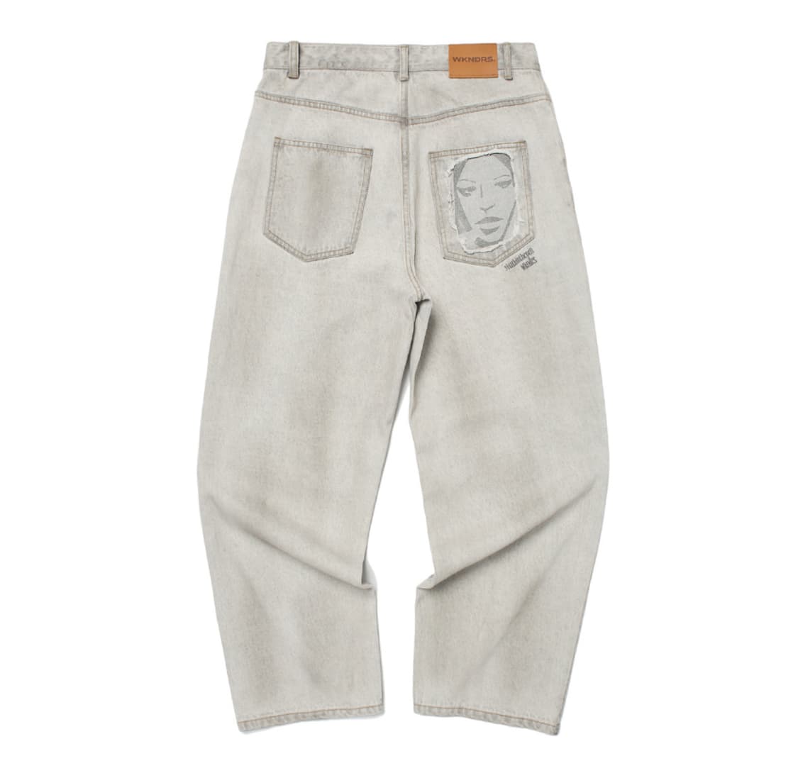 위캔더스 페이스 데님 팬츠 m 상품이미지1