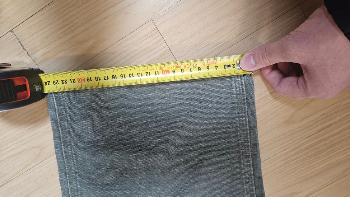 칼하트 더블니 모스그린 36(실측 참조) 상품이미지8