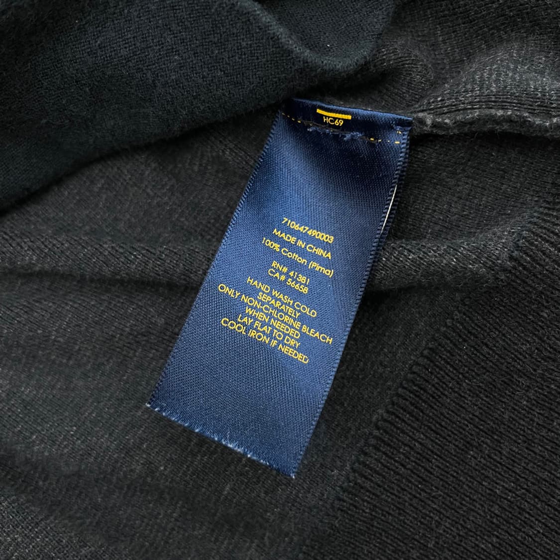 폴로 랄프로렌 블랙포니 차콜 집업 M 상품이미지6