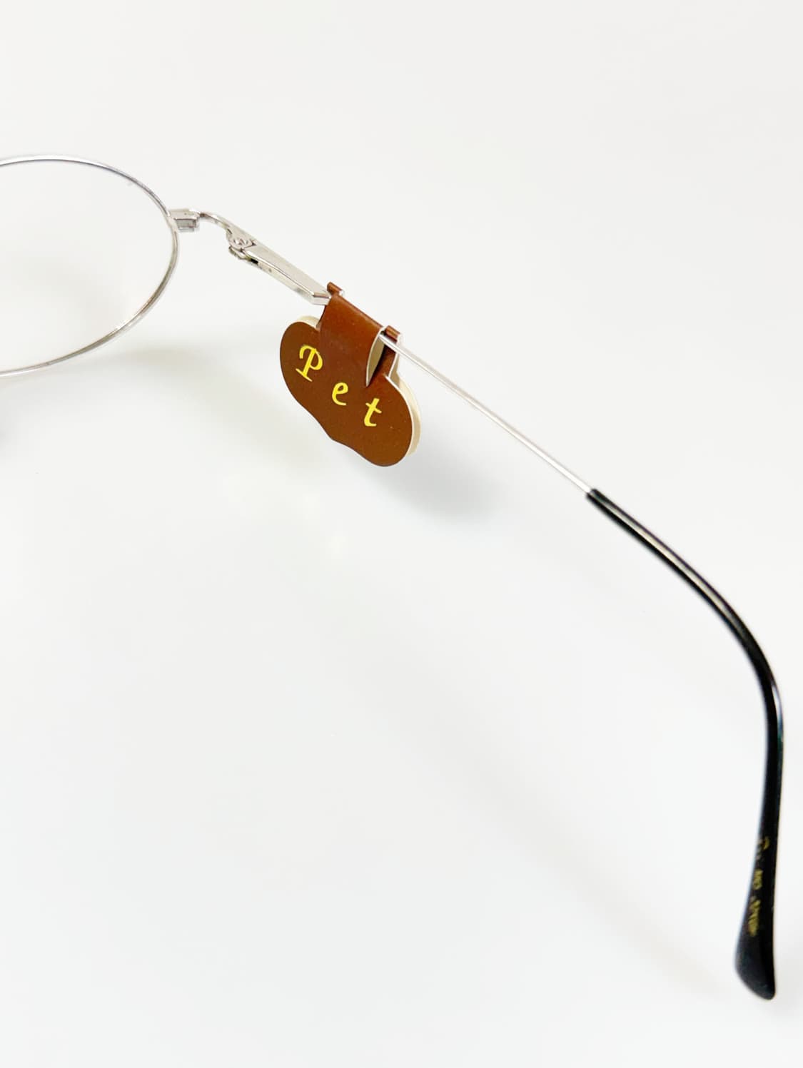 Pet 실버 티타늄 슬림 오벌 프레임 빈티지 안경 상품이미지6
