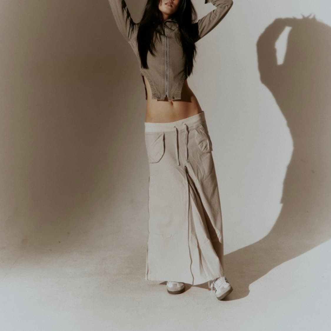 deepinblue 딥인블루 바디수트 자켓 워시드 카키 그레이 상품이미지8