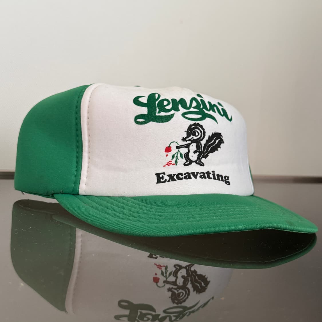 USA 빈티지 모자 볼캡 vintage cap 트러커 메쉬 그린 상품이미지6