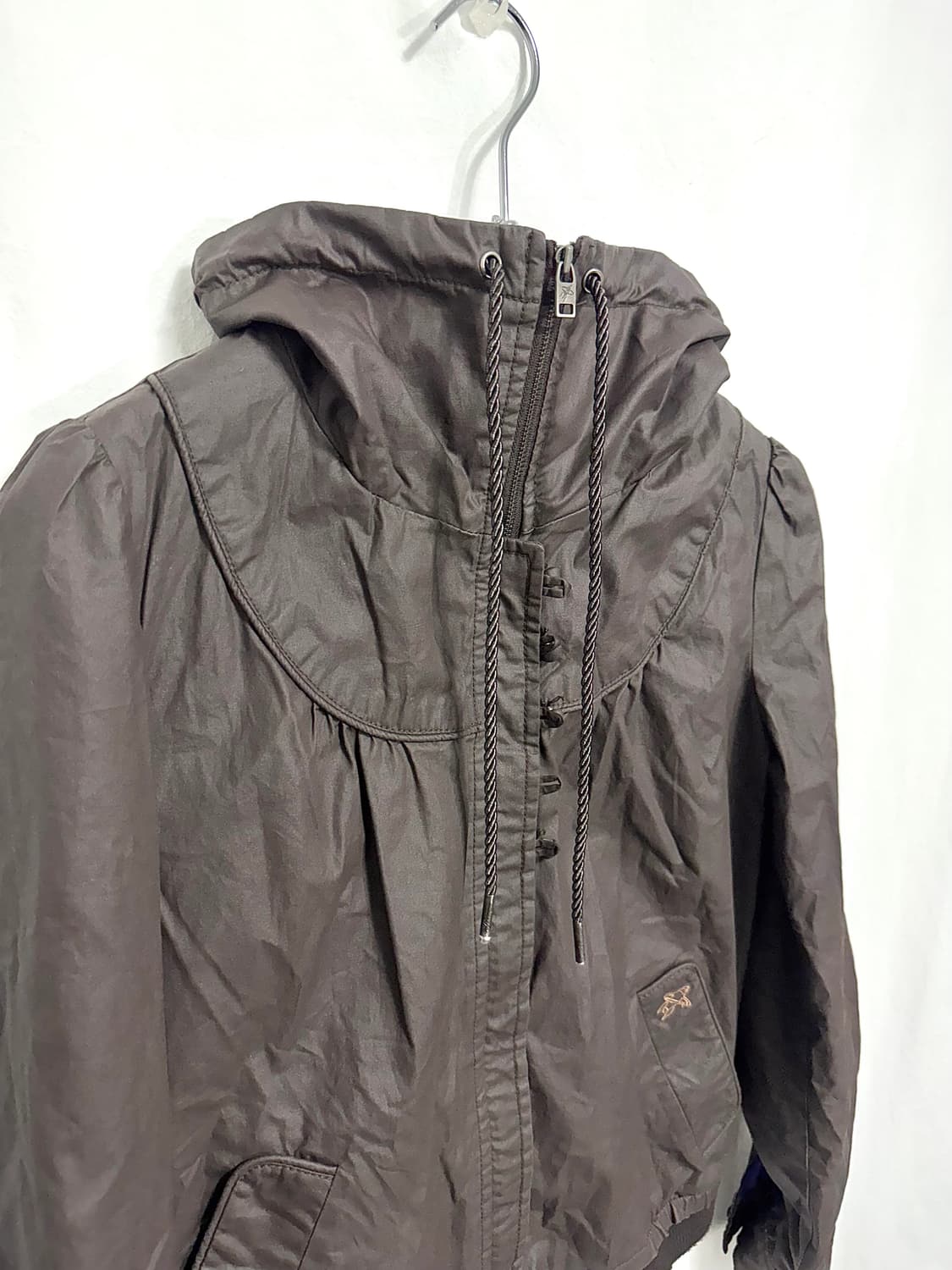 High neck brown jacket 상품이미지3