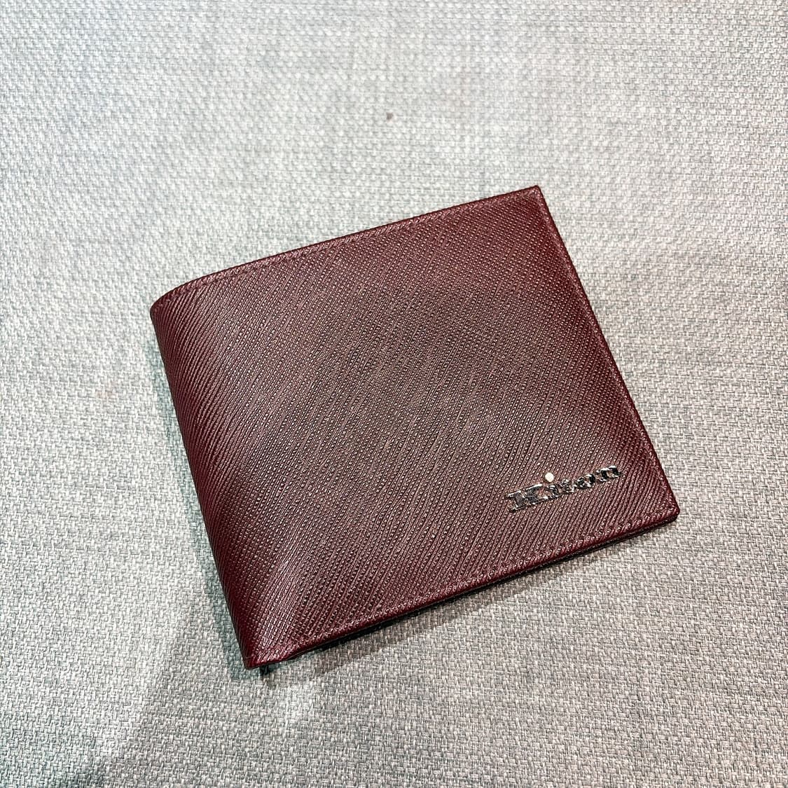 (정품/새상품) KITON 키톤 남성 버건디 사피아노 반지갑 상품이미지1