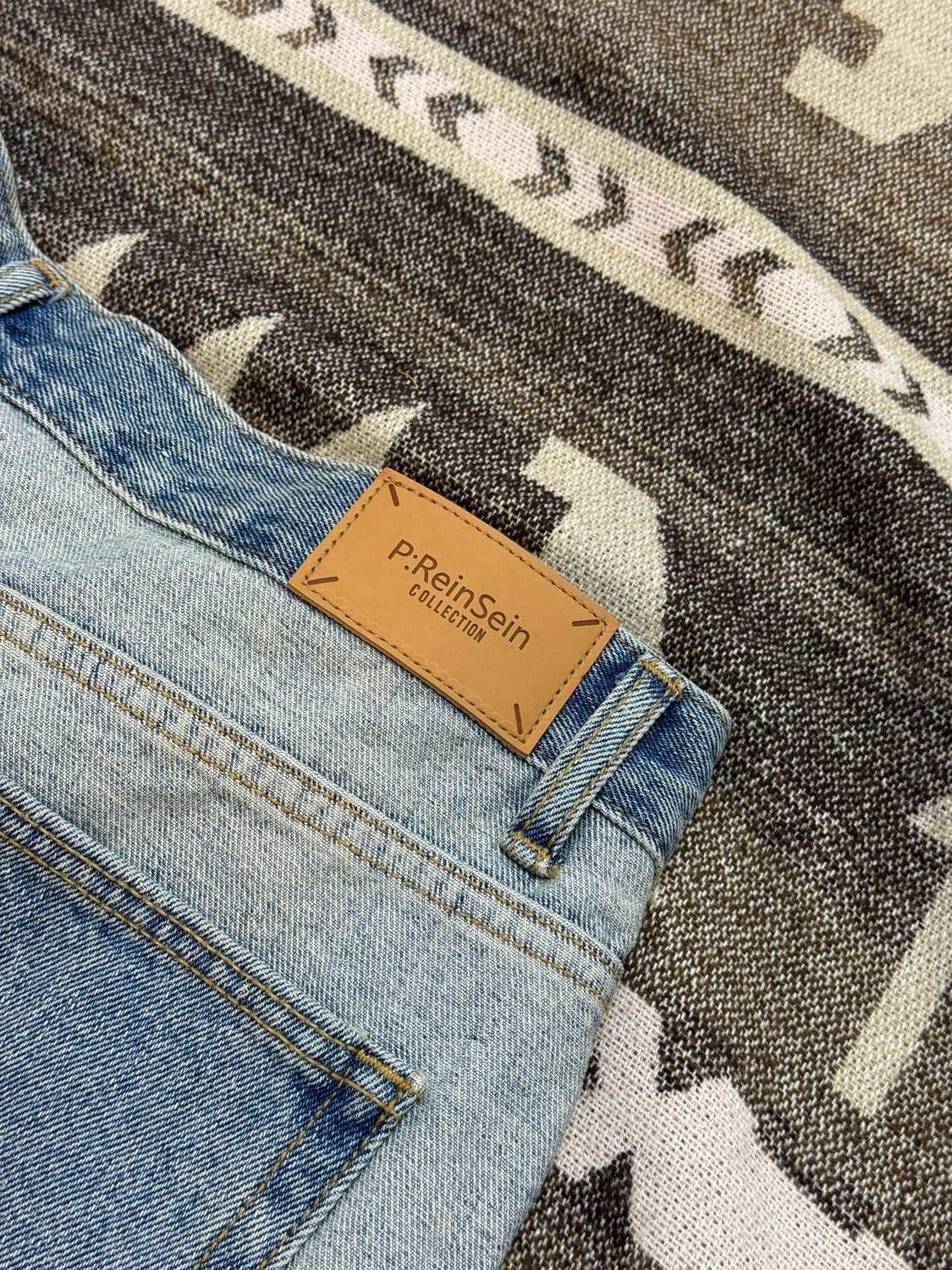 레인세인 (ReinSein)리버스 중청 데님 팬츠 상품이미지4