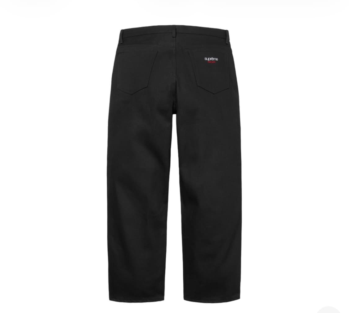 슈프림 배기 진 리지드 셀비지 블랙 상품이미지1