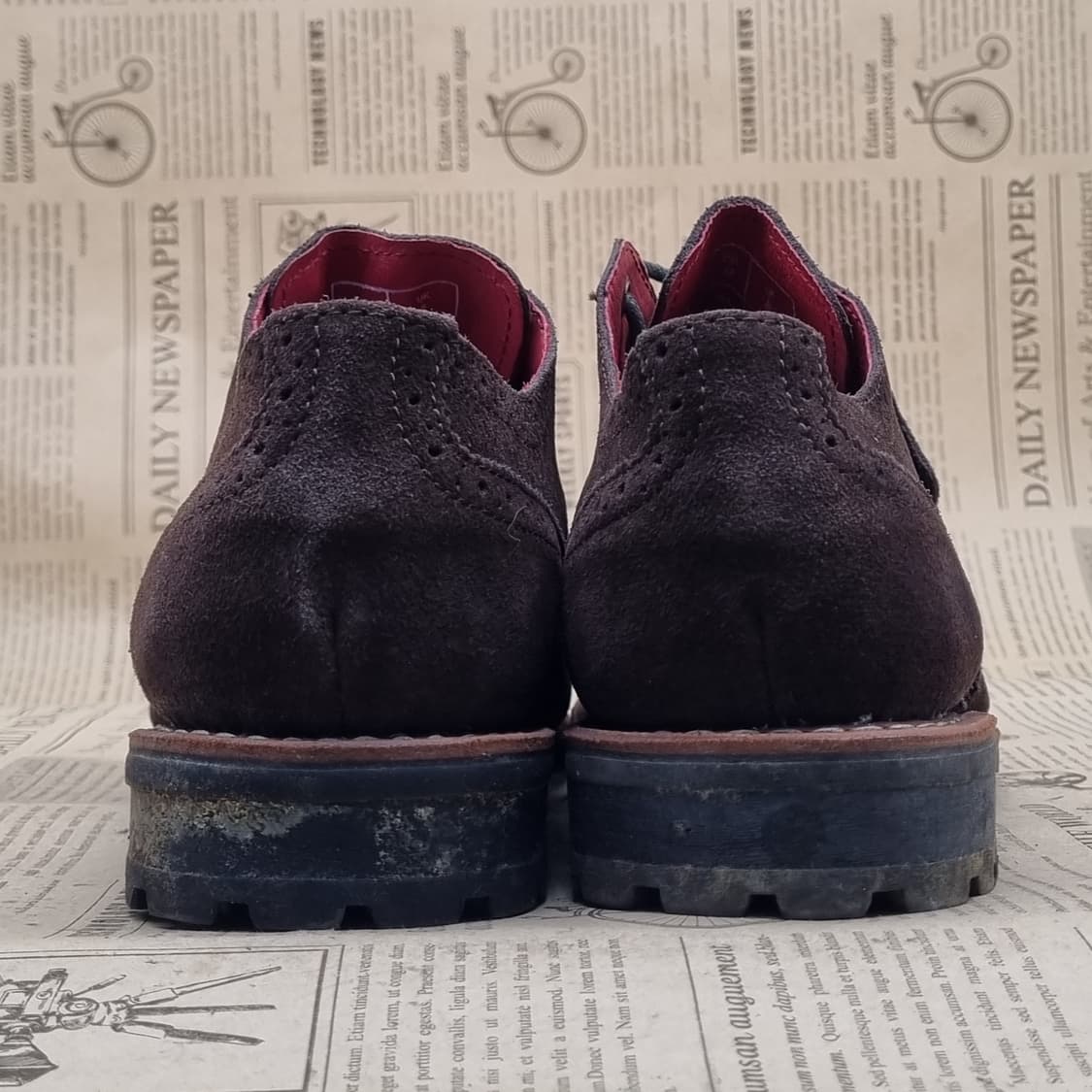 raclique 스웨이드남성윙팁 실사이즈275 상품이미지4