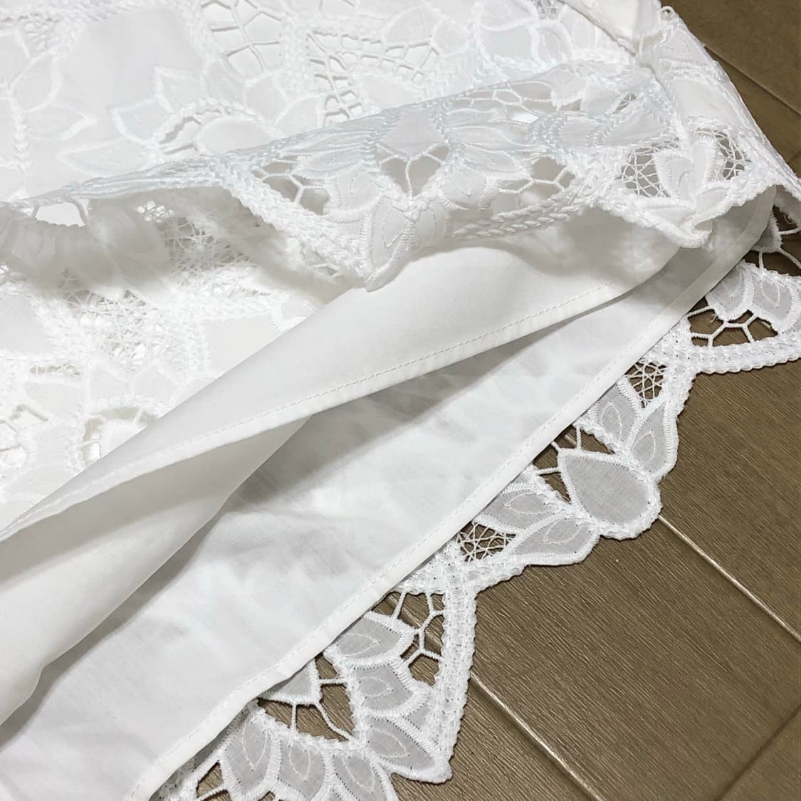 h&m 에이치앤엠 브로드리 앙글레즈 미니 드레스 (새상품) 상품이미지5