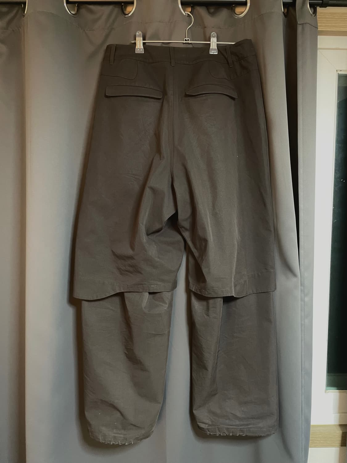 산산기어 레이어드 팬츠 브라운[3] 상품이미지5