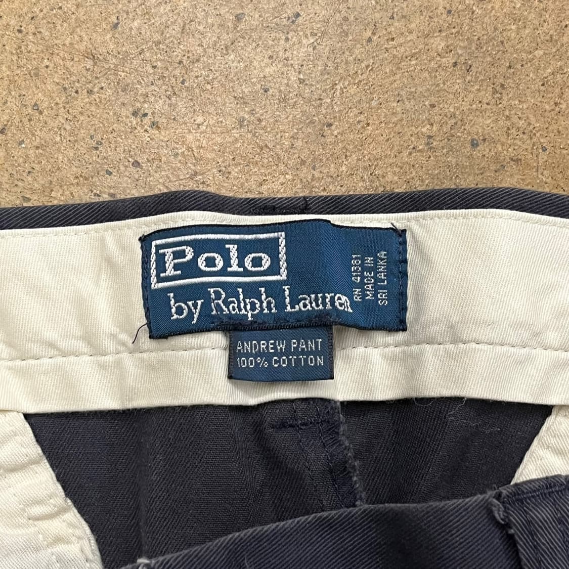 [정품/34/29] 폴로 랄프 로렌 네이비 치노 팬츠 b18 상품이미지6
