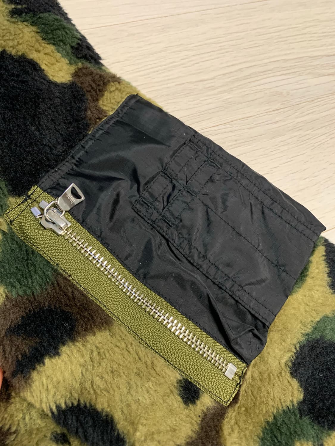 정품 베이프 쉐르파 ma-1 자켓 상품이미지3