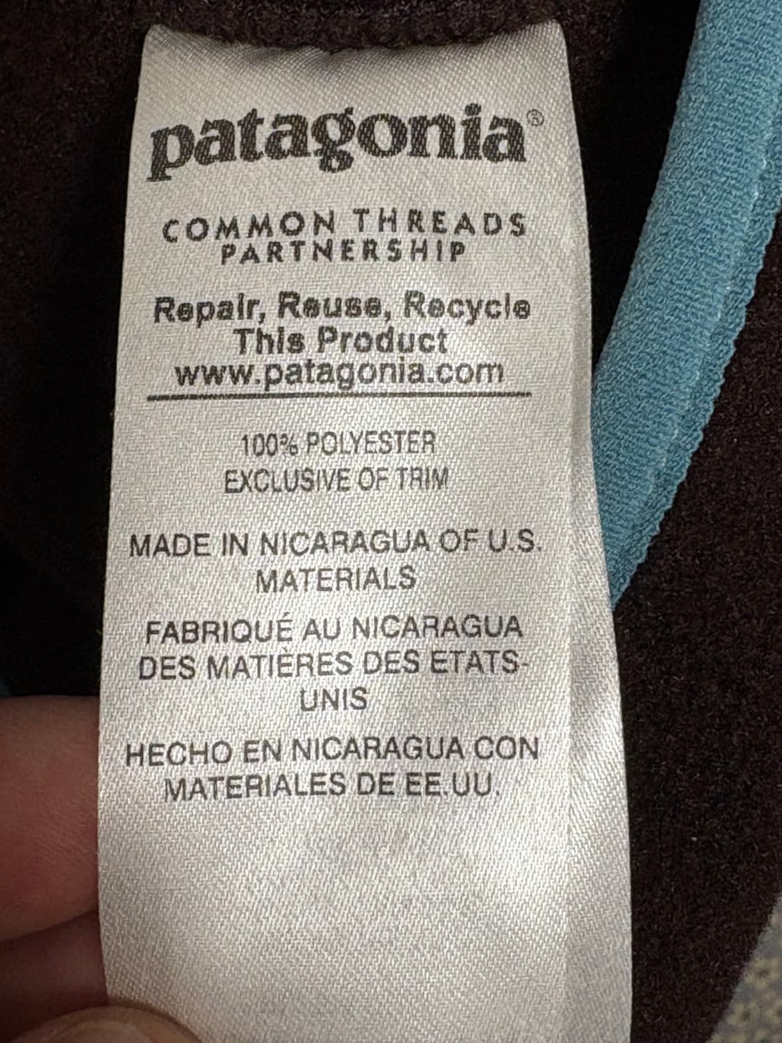 [XL] 파타고니아 신칠라 원더브라운 FA16 판매 상품이미지7