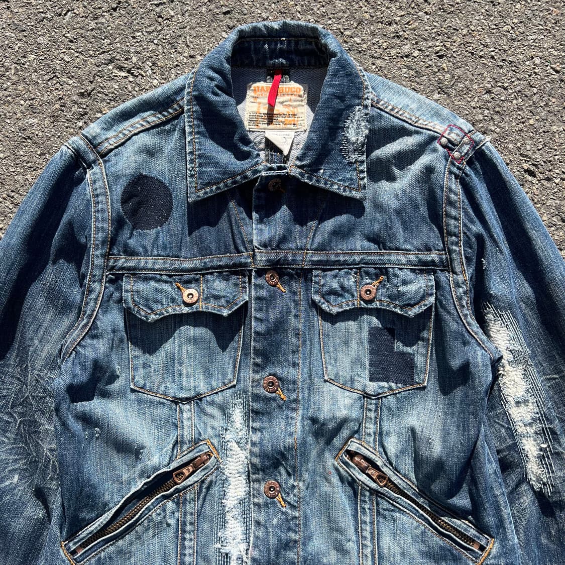 Parasuco 보로 웨스턴 데님 자켓 상품이미지4