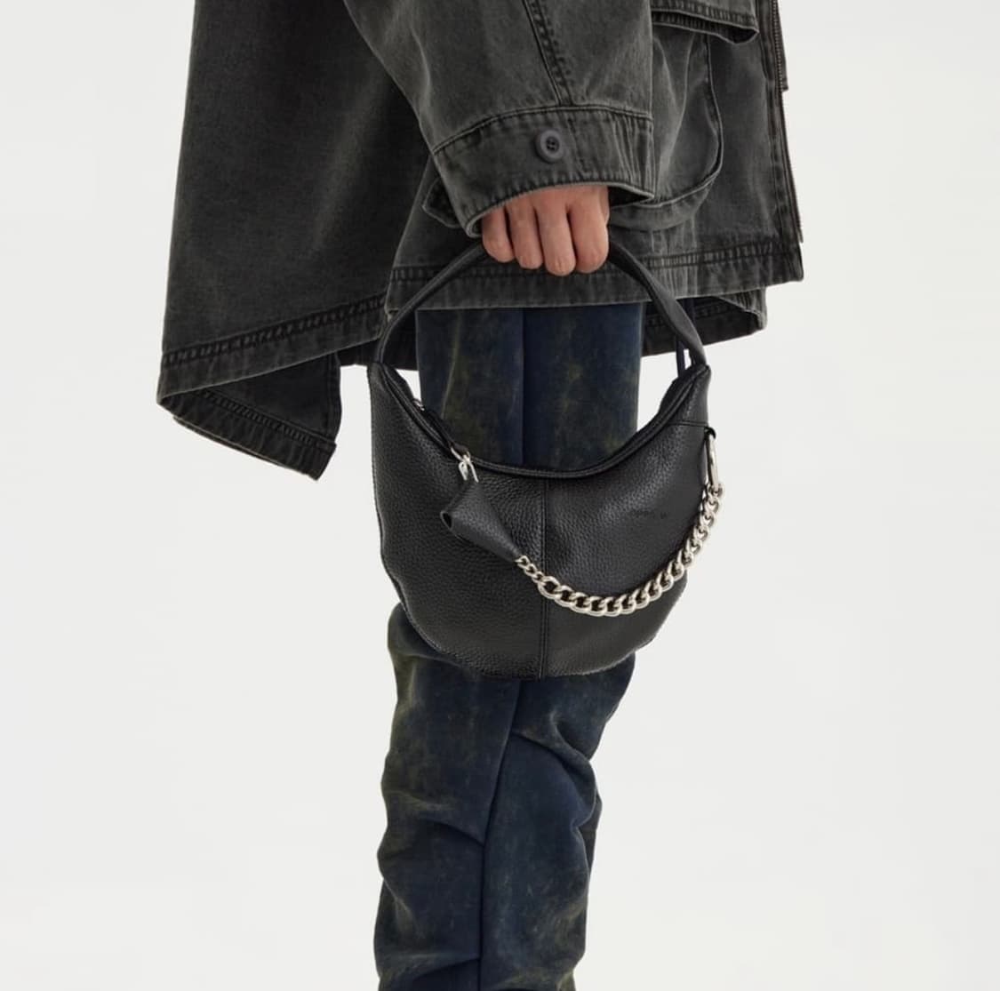 오픈와이와이 미니 호보백 블랙  상품이미지1