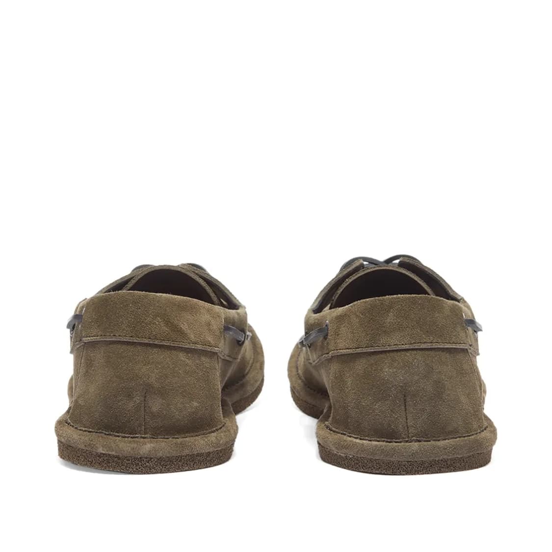 [새제품]43 드리스반노튼 스웨이드 로퍼 카키 구두 보트슈즈 스니커즈 상품이미지2