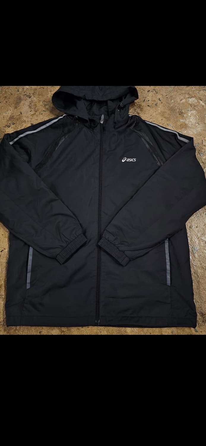 [100] 정품 아식스 올드스쿨 바람막이 블랙 상품이미지2