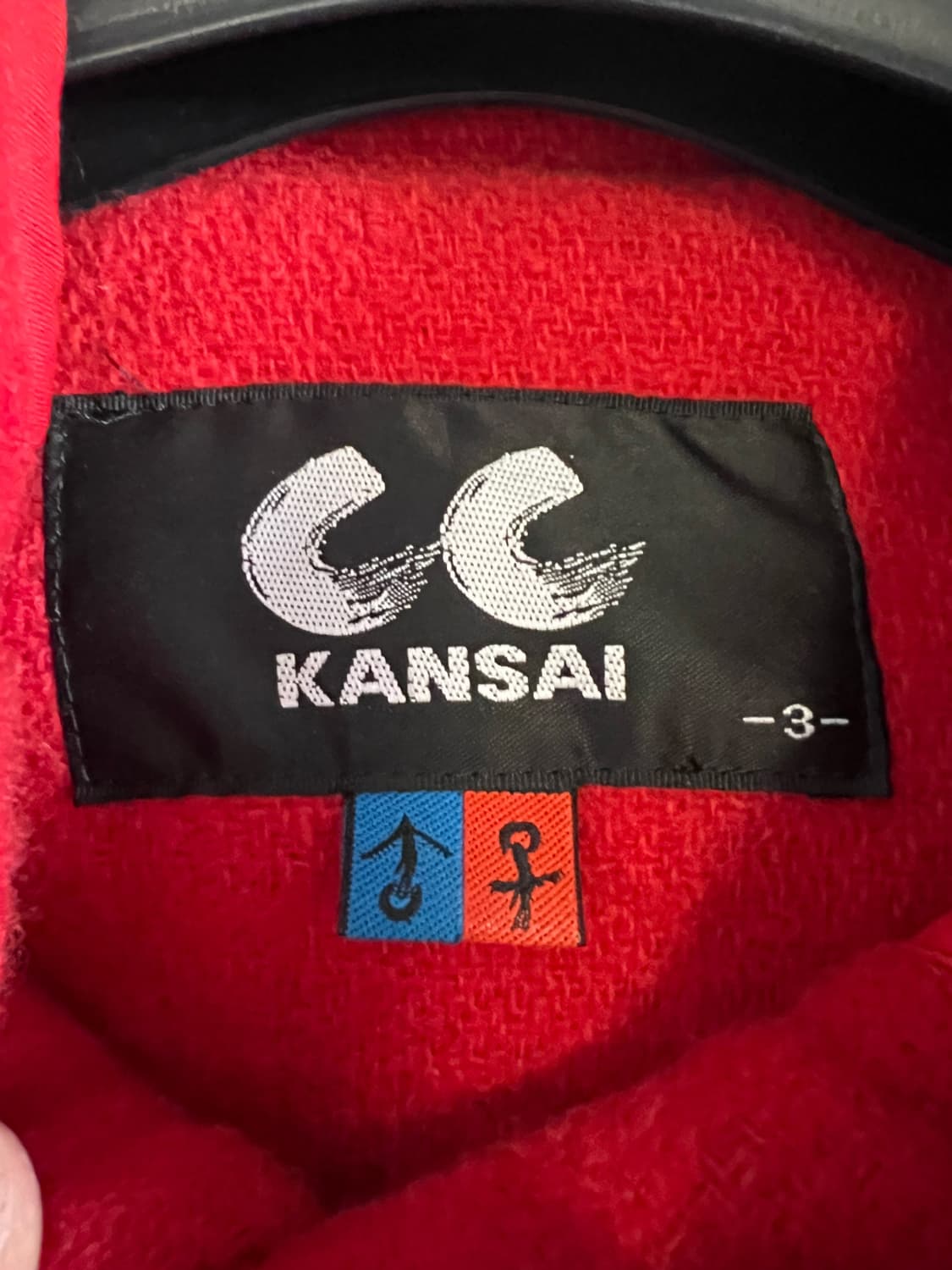 칸사이 Kansai 레드 후드 롱 더플 코트 상품이미지3