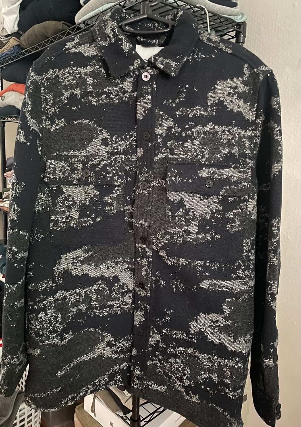 cos 자카드 카모 셔츠 자켓 S 상품이미지1