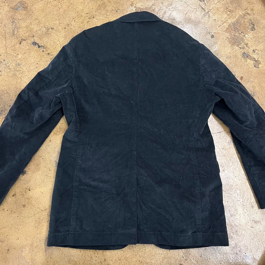 [정품/100] 헨리코튼 블랙 벨벳 자켓 b18 상품이미지4
