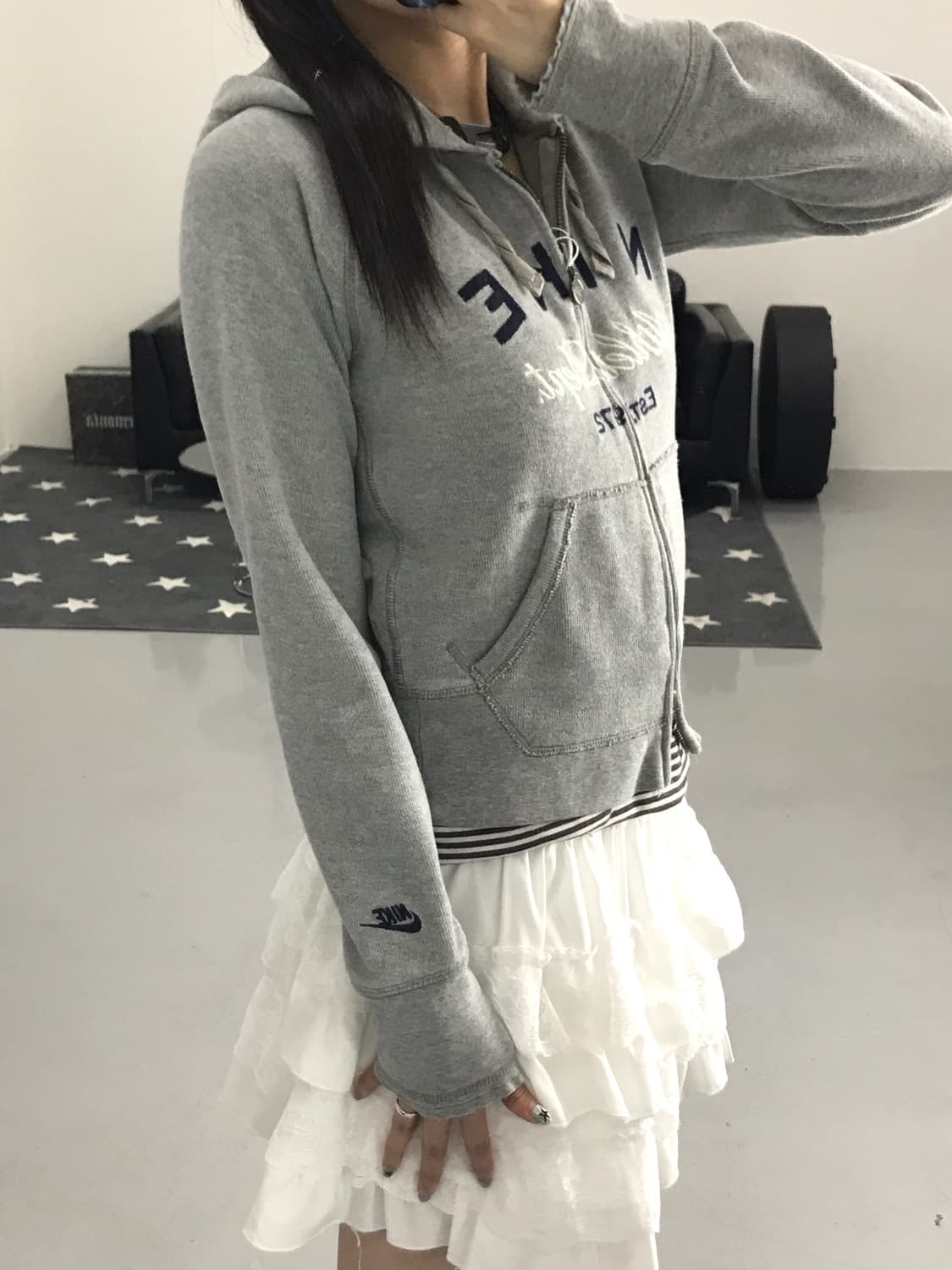 Nike Graphic Zip Up Hoodies 상품이미지3